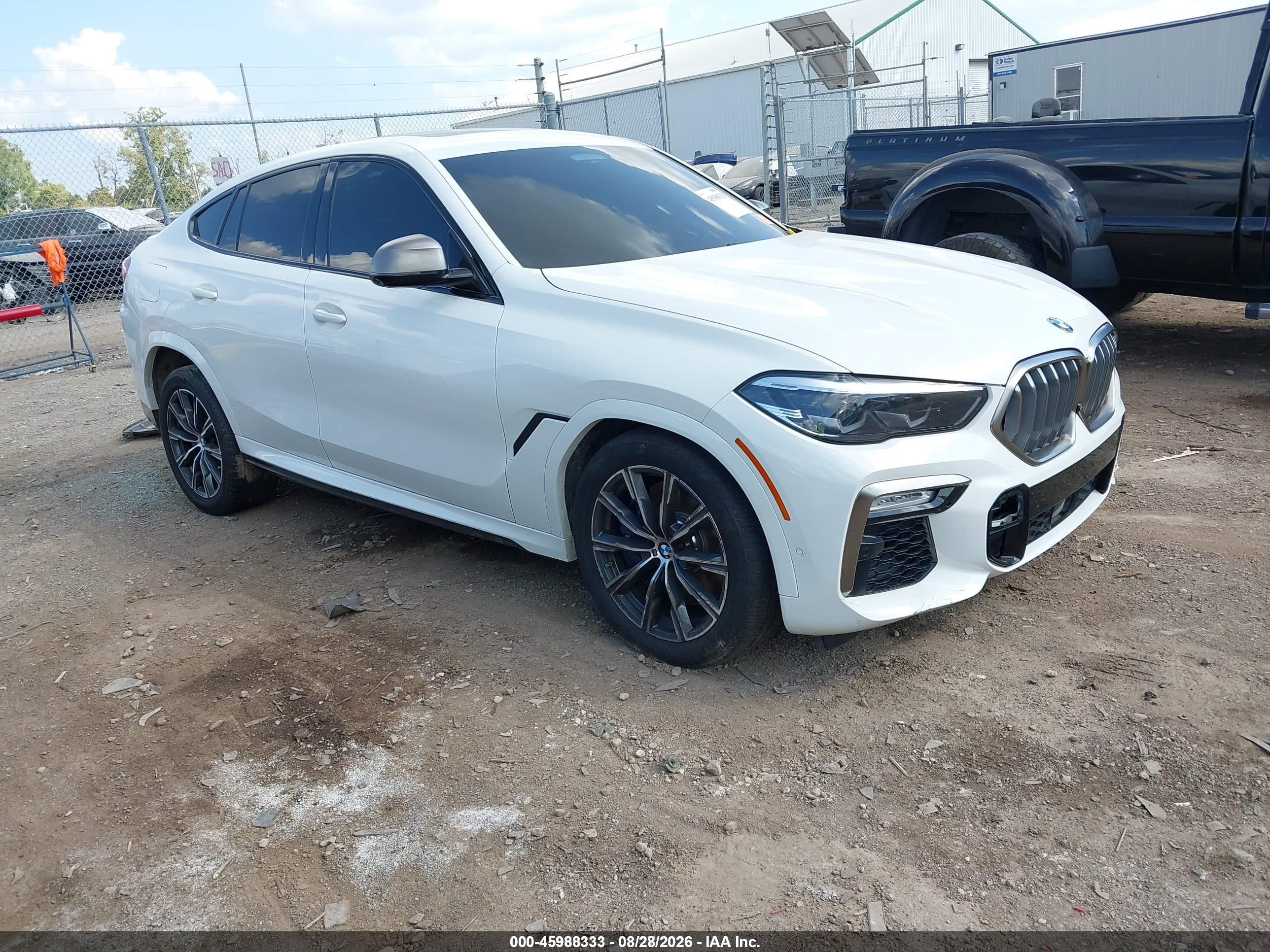 2020 BMW X6 VIN 5UXCY8C02L9B41928 — IAAI salvage auction photo