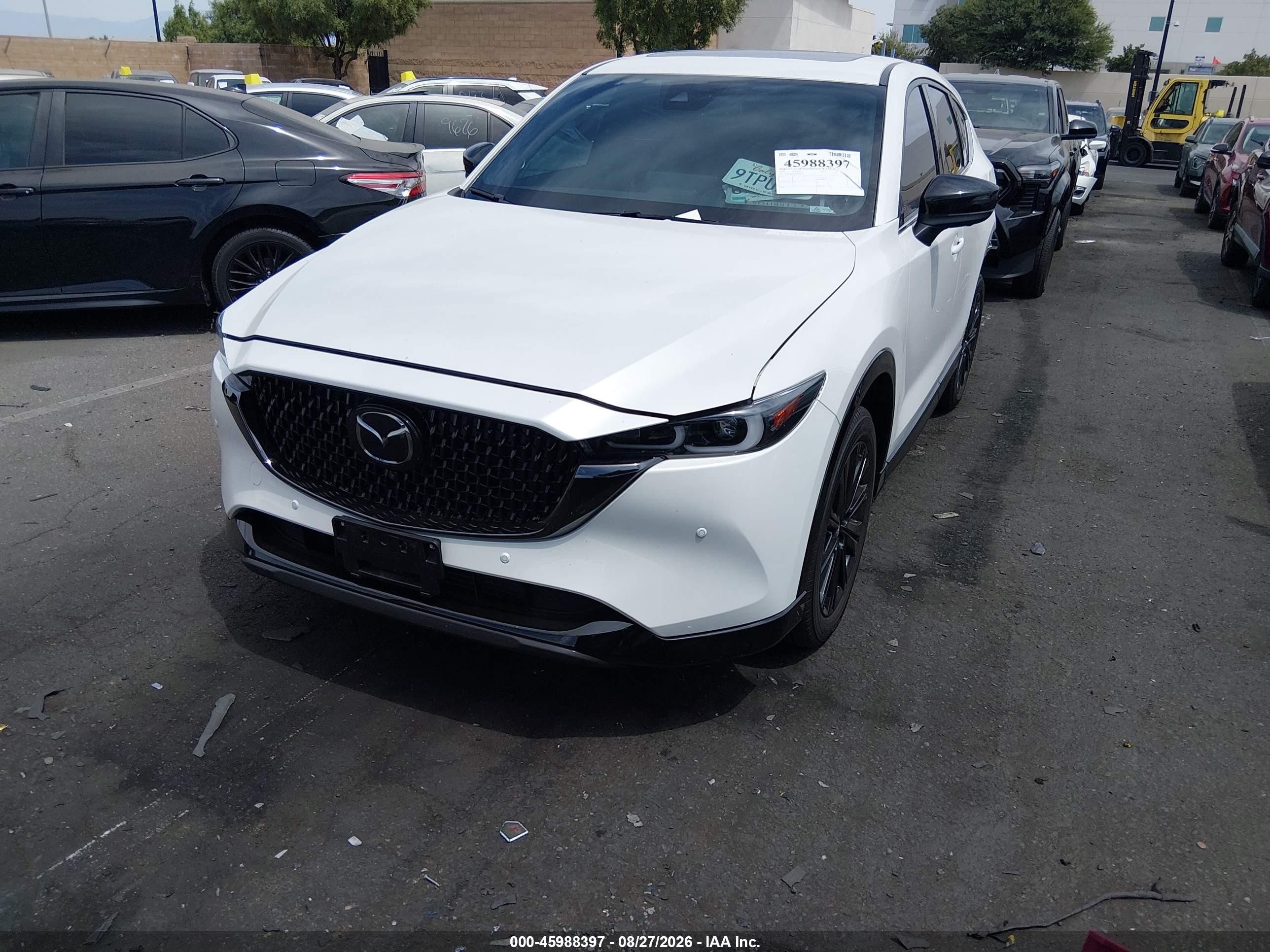 2025 Mazda Cx-5 VIN JM3KFBDY2S0634827 IAAI salvage auction — Rear End, Salvage Certificate (California), sold $10,400 on 2026-09-13 (photo 2)