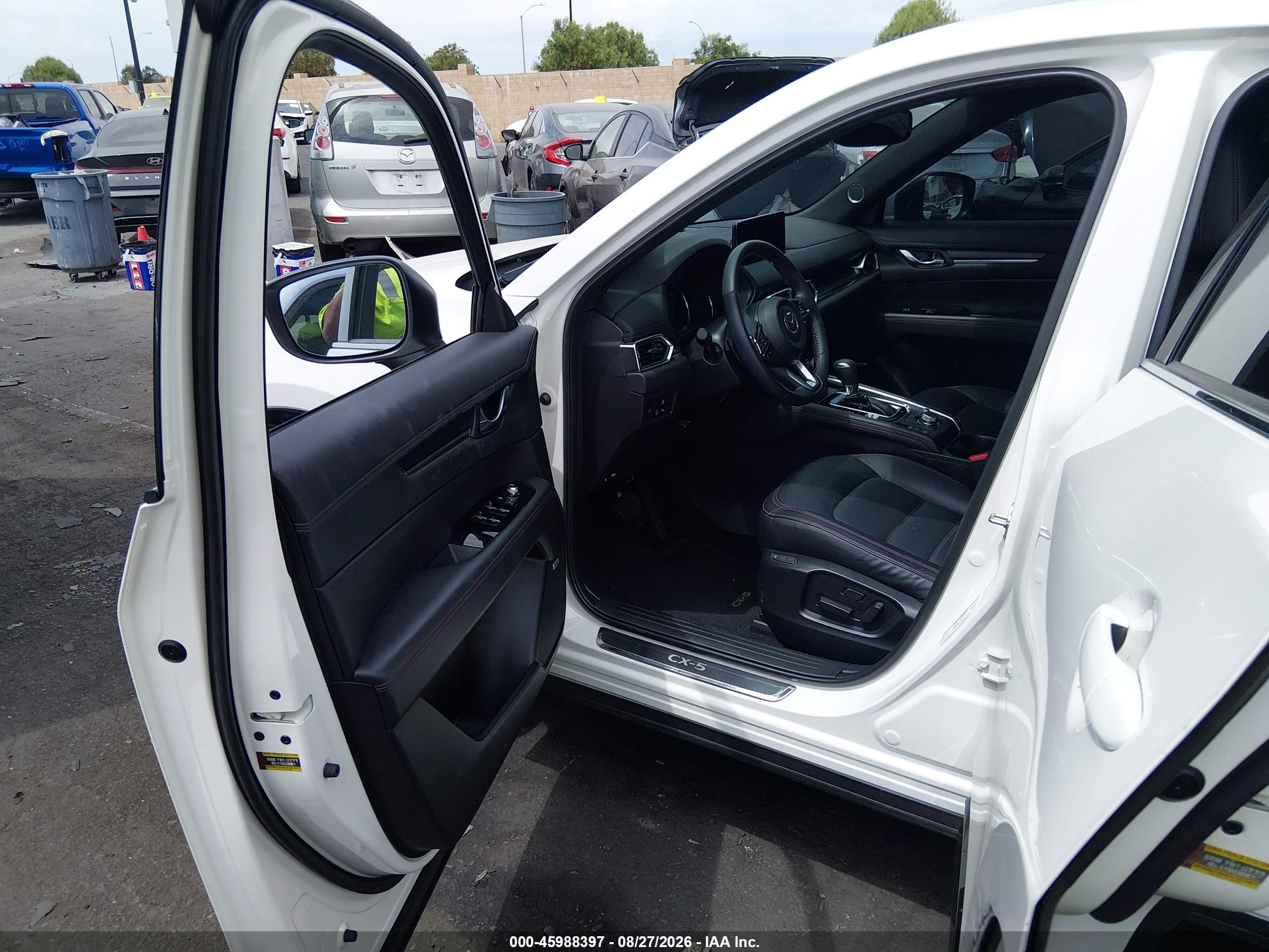 2025 Mazda Cx-5 VIN JM3KFBDY2S0634827 IAAI salvage auction — Rear End, Salvage Certificate (California), sold $10,400 on 2026-09-13 (photo 5)