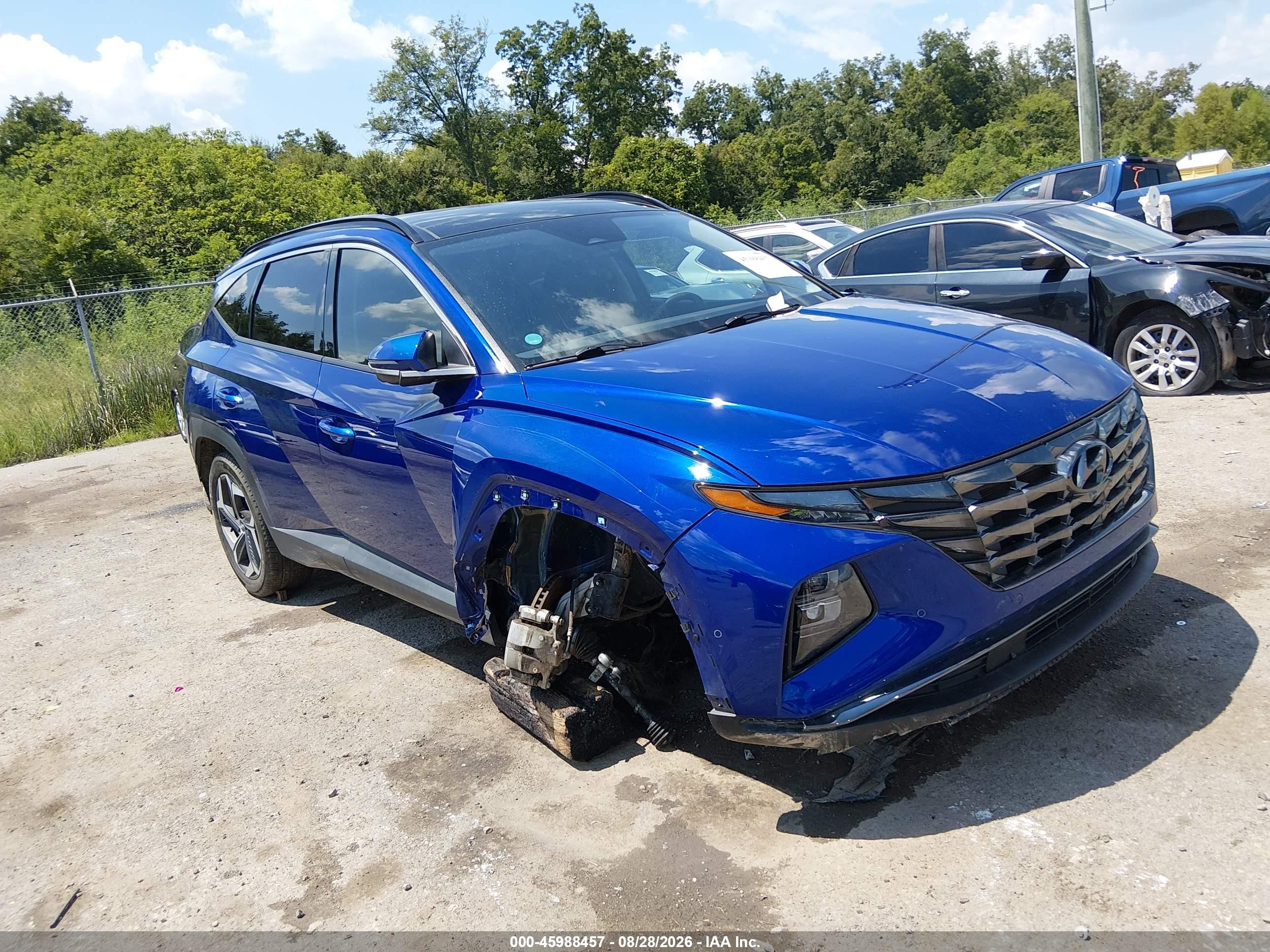 2023 Hyundai Tucson VIN 5NMJECAE7PH216195 — IAAI salvage auction photo