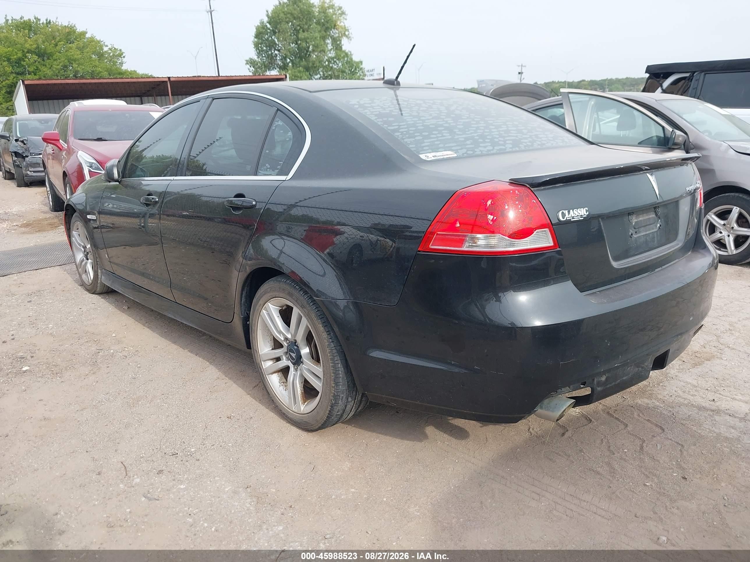 2009 Pontiac G8 VIN 6G2ER57759L215131 IAAI salvage auction — Normal Wear, Clear - Public Restricted (Oklahoma), sold $675 on 2026-09-18 (photo 3)