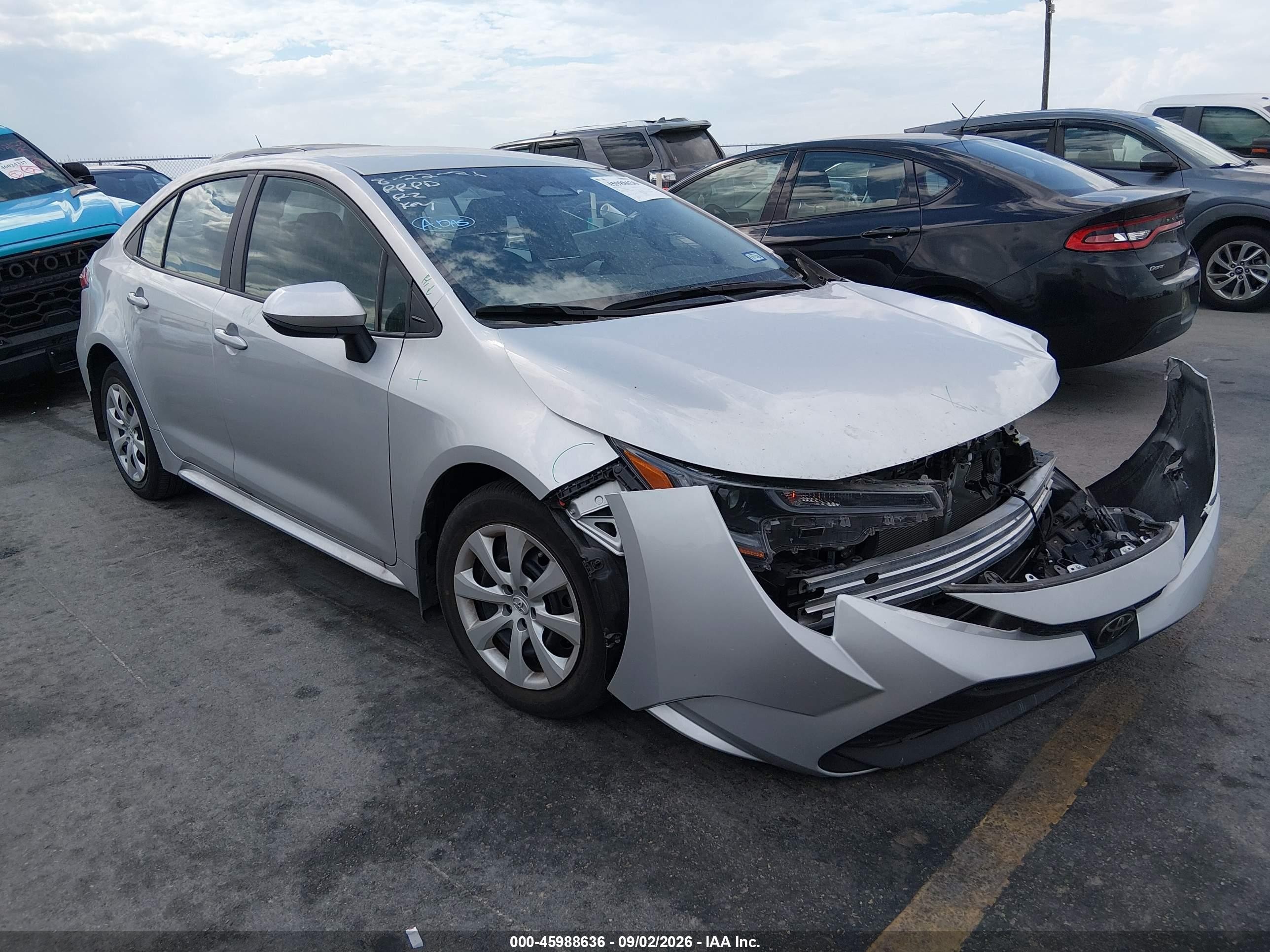 2025 Toyota Corolla VIN 5YFB4MDE5SP243581 — IAAI salvage auction photo