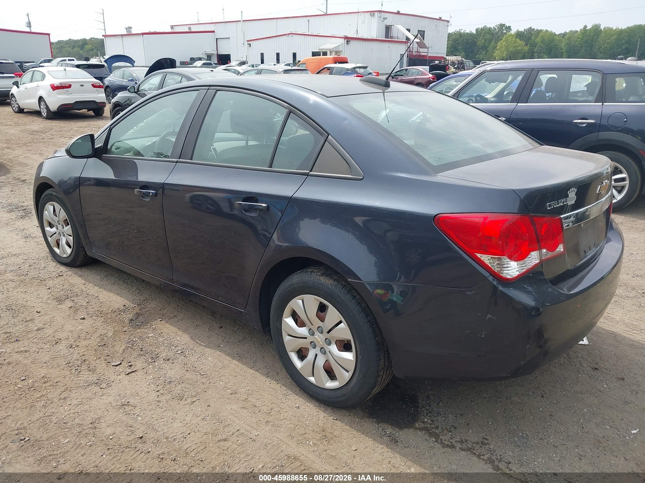 2016 Chevrolet Cruze limited VIN 1G1PC5SH6G7176910 IAAI salvage auction — Normal Wear, Clear (Virginia), sold $625 on 2026-10-02 (photo 3)