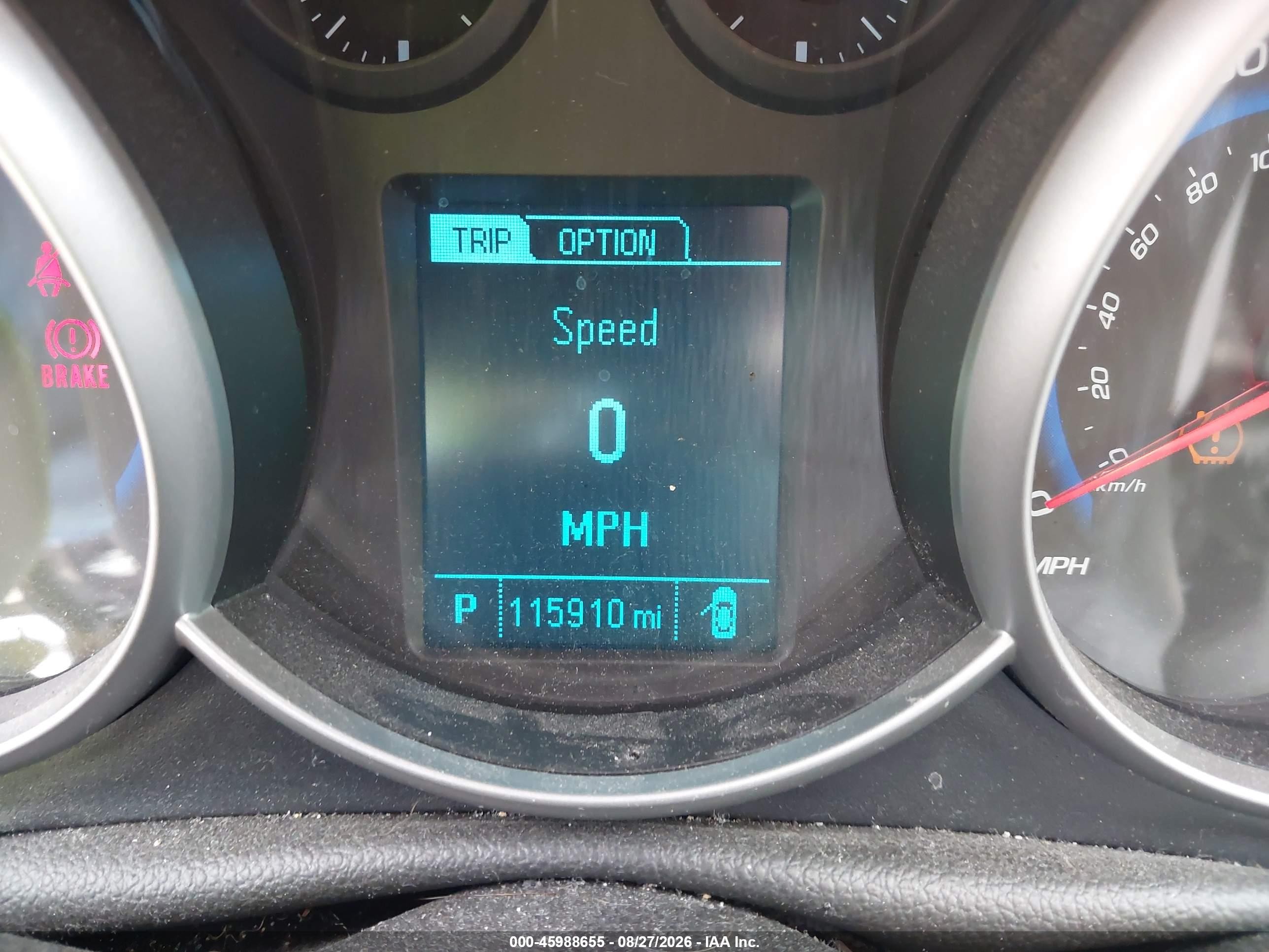 2016 Chevrolet Cruze limited VIN 1G1PC5SH6G7176910 IAAI salvage auction — Normal Wear, Clear (Virginia), sold $625 on 2026-10-02 (photo 7)
