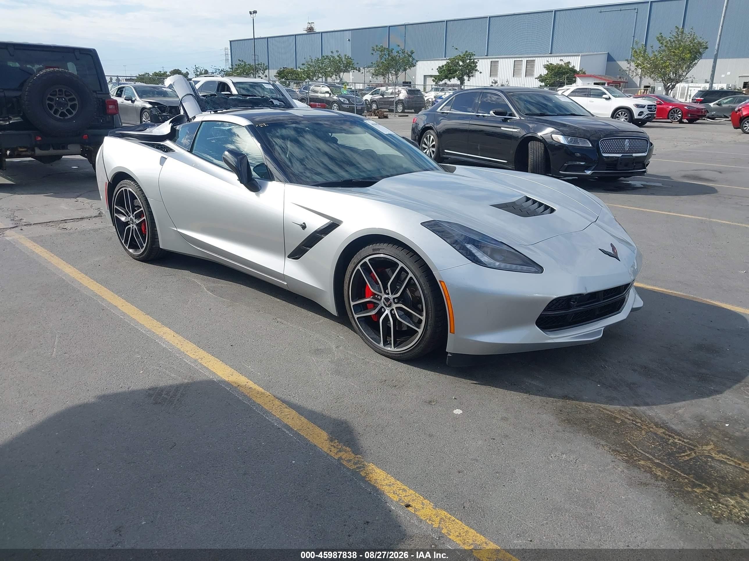 2016 Chevrolet Corvette Stingray VIN 1G1YJ2D7XG5104018 — IAAI salvage auction photo