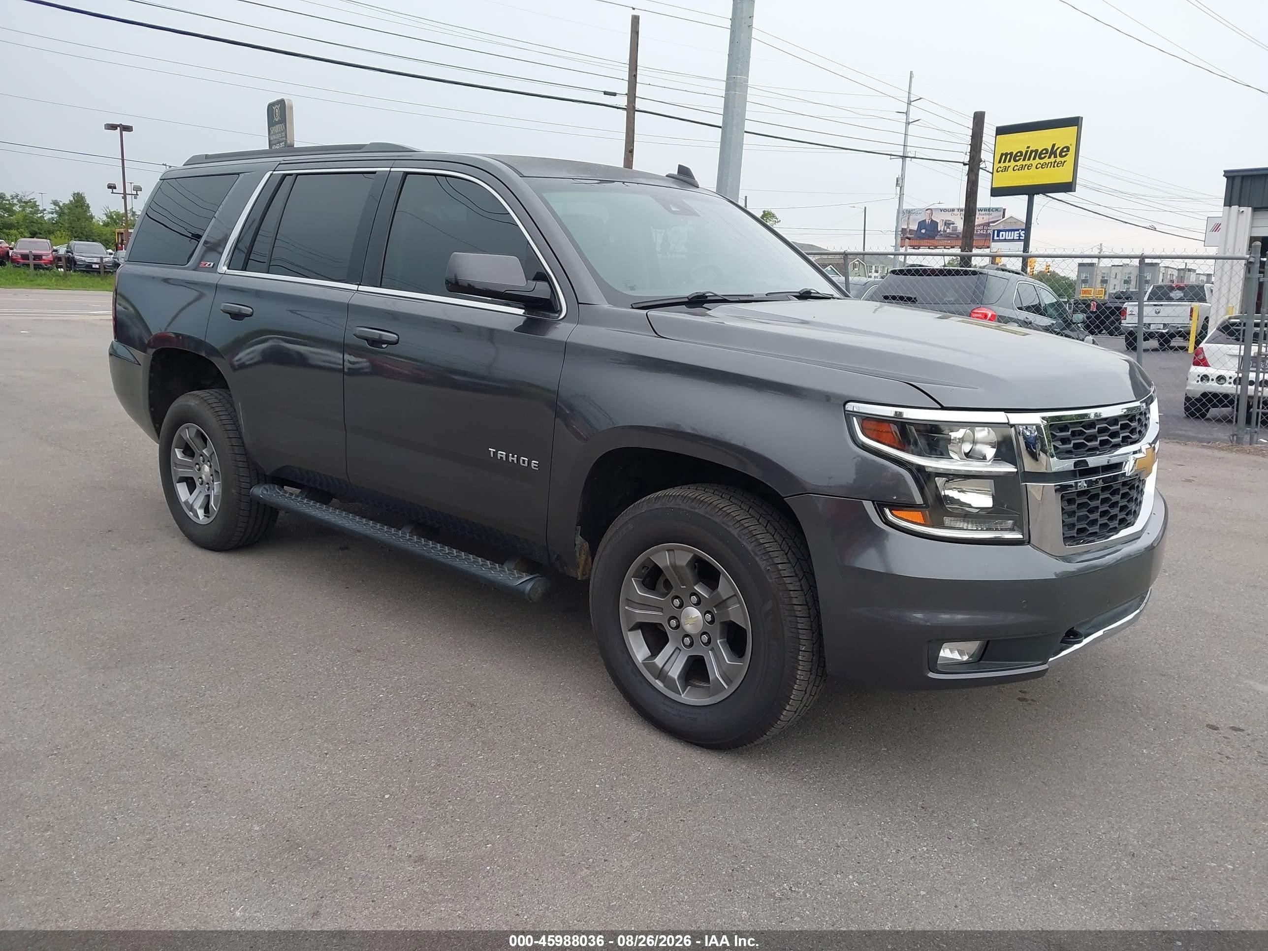 2016 Chevrolet Tahoe VIN 1GNSKBKC3GR461826 — IAAI salvage auction photo