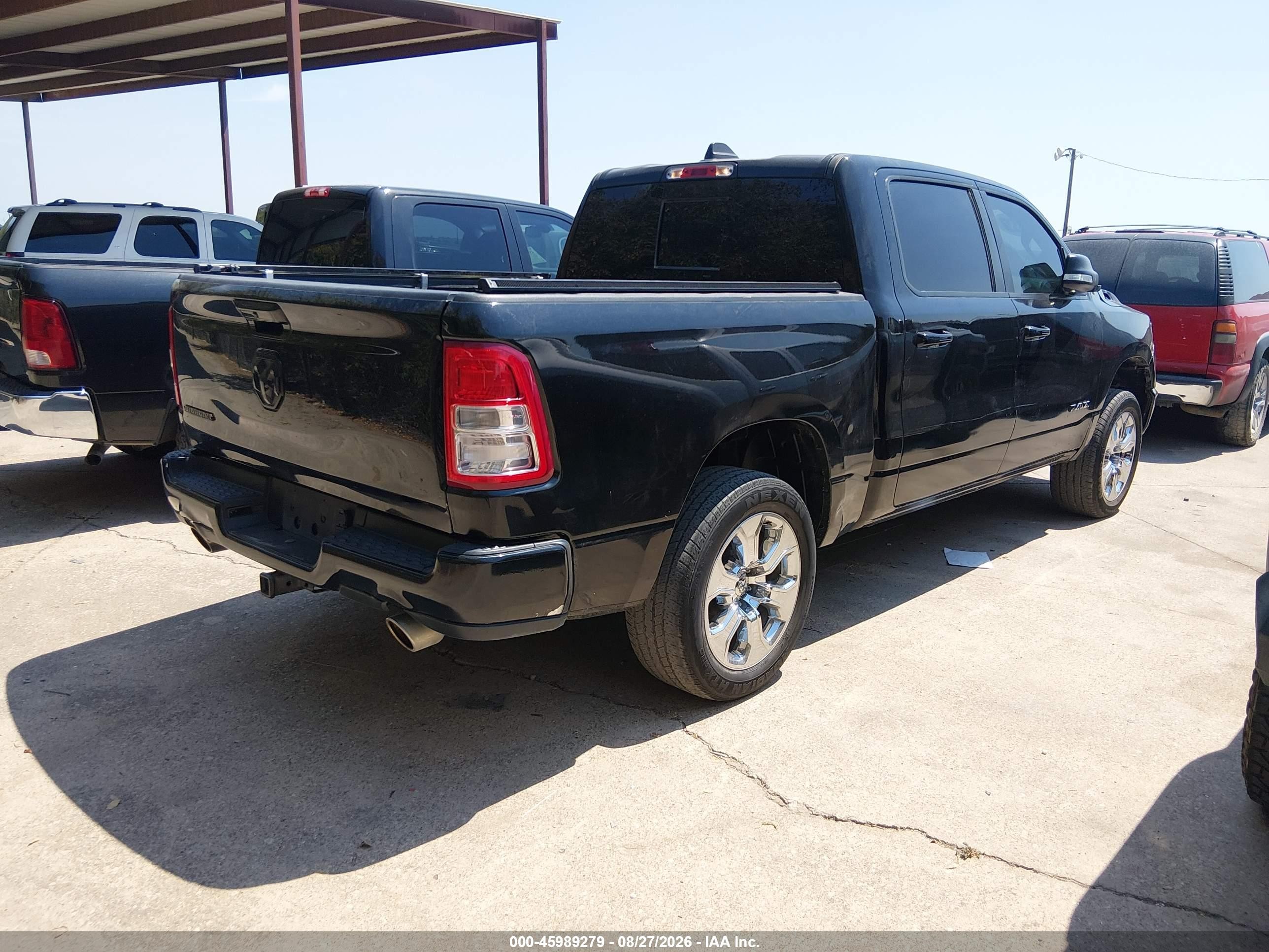 2021 Ram 1500 VIN 1C6RREFT5MN630012 IAAI salvage auction — Theft, Original (Texas), sold $9,800 on 2026-10-04 (photo 4)
