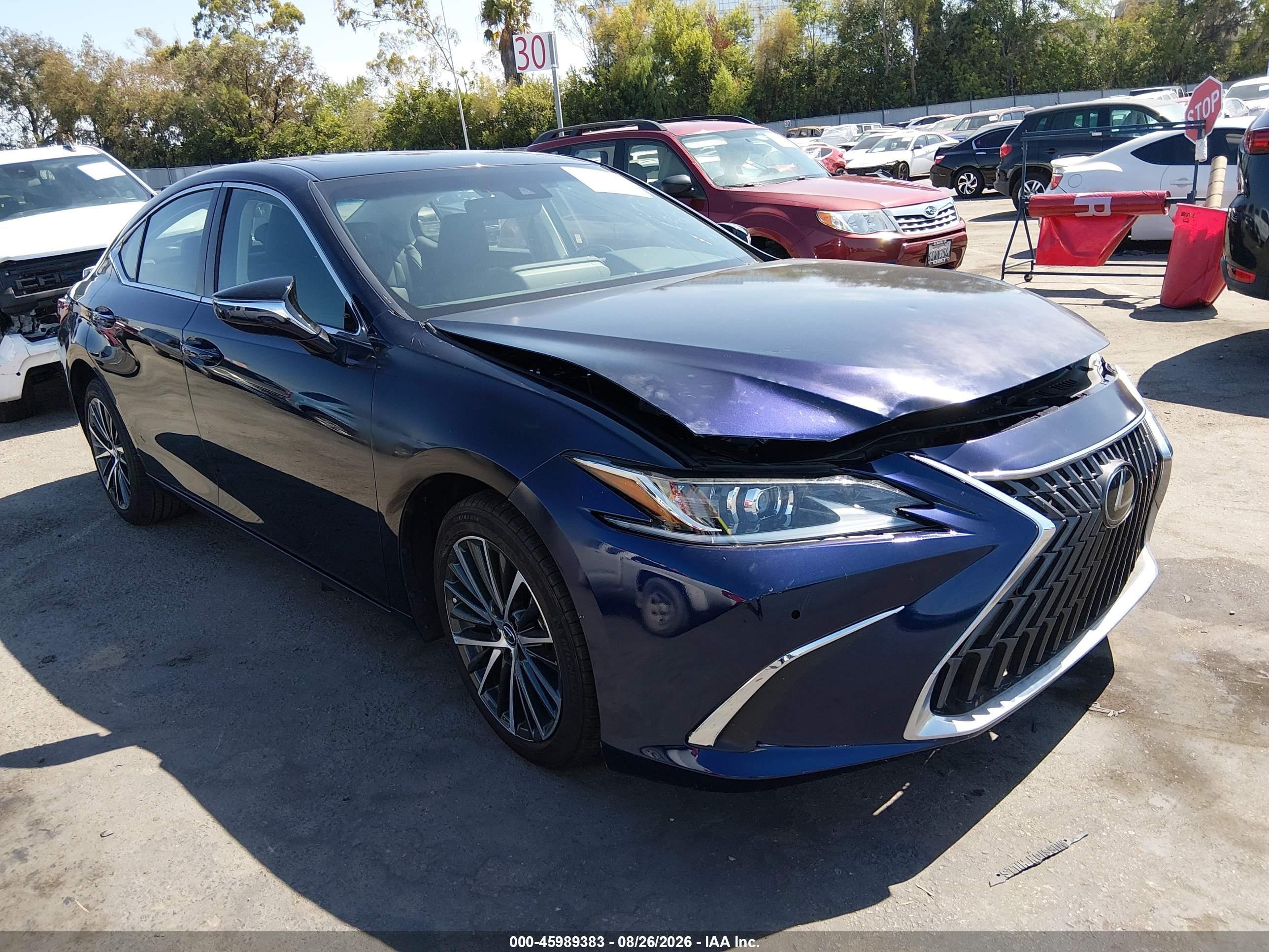 2024 Lexus ES 300h VIN 58ADA1C1XRU048706 — IAAI salvage auction photo