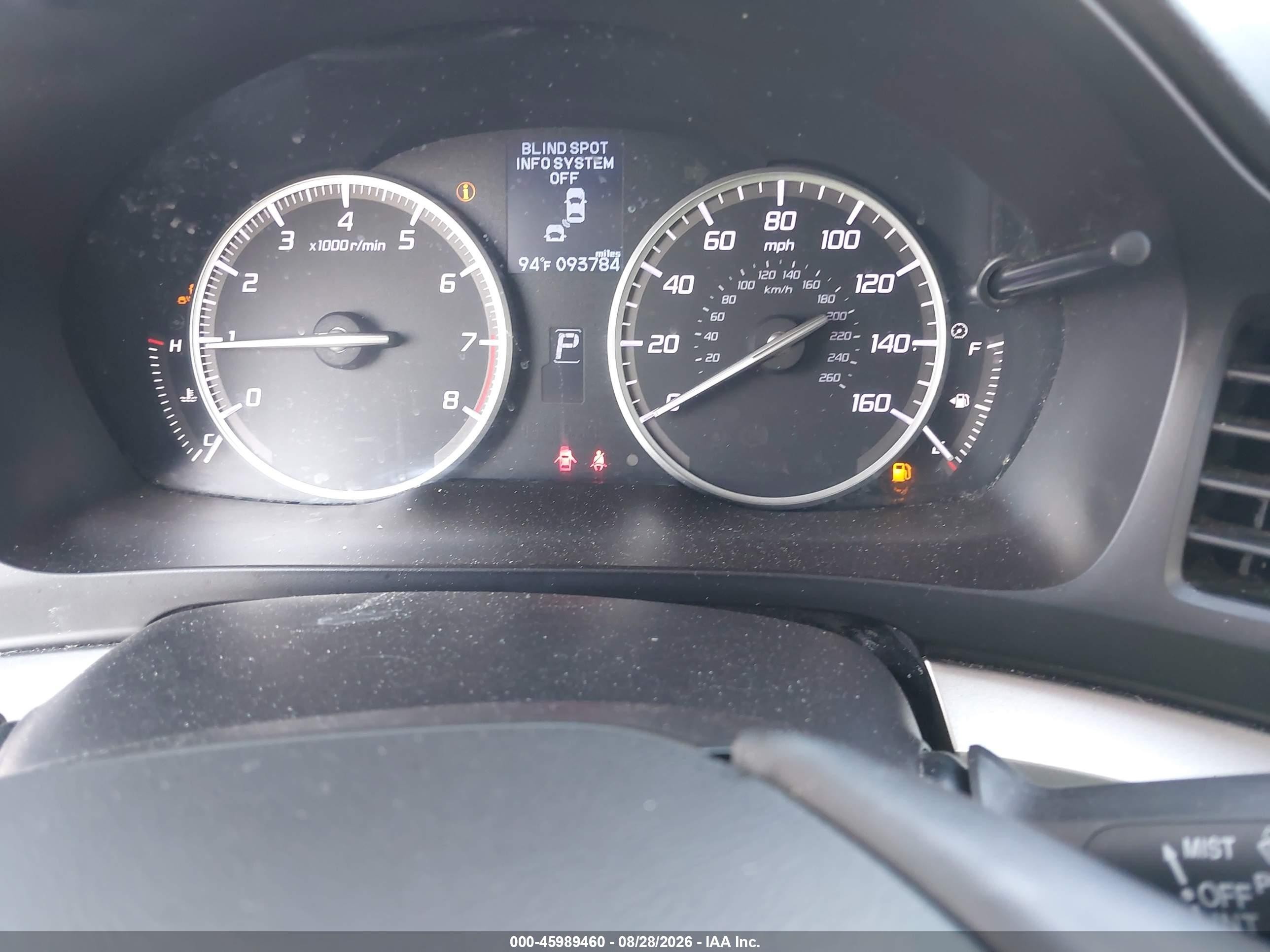 2017 Acura Ilx VIN 19UDE2F75HA001204 IAAI salvage auction — Rear End, Salvage Certificate (California), sold $3,350 on 2026-09-24 (photo 7)