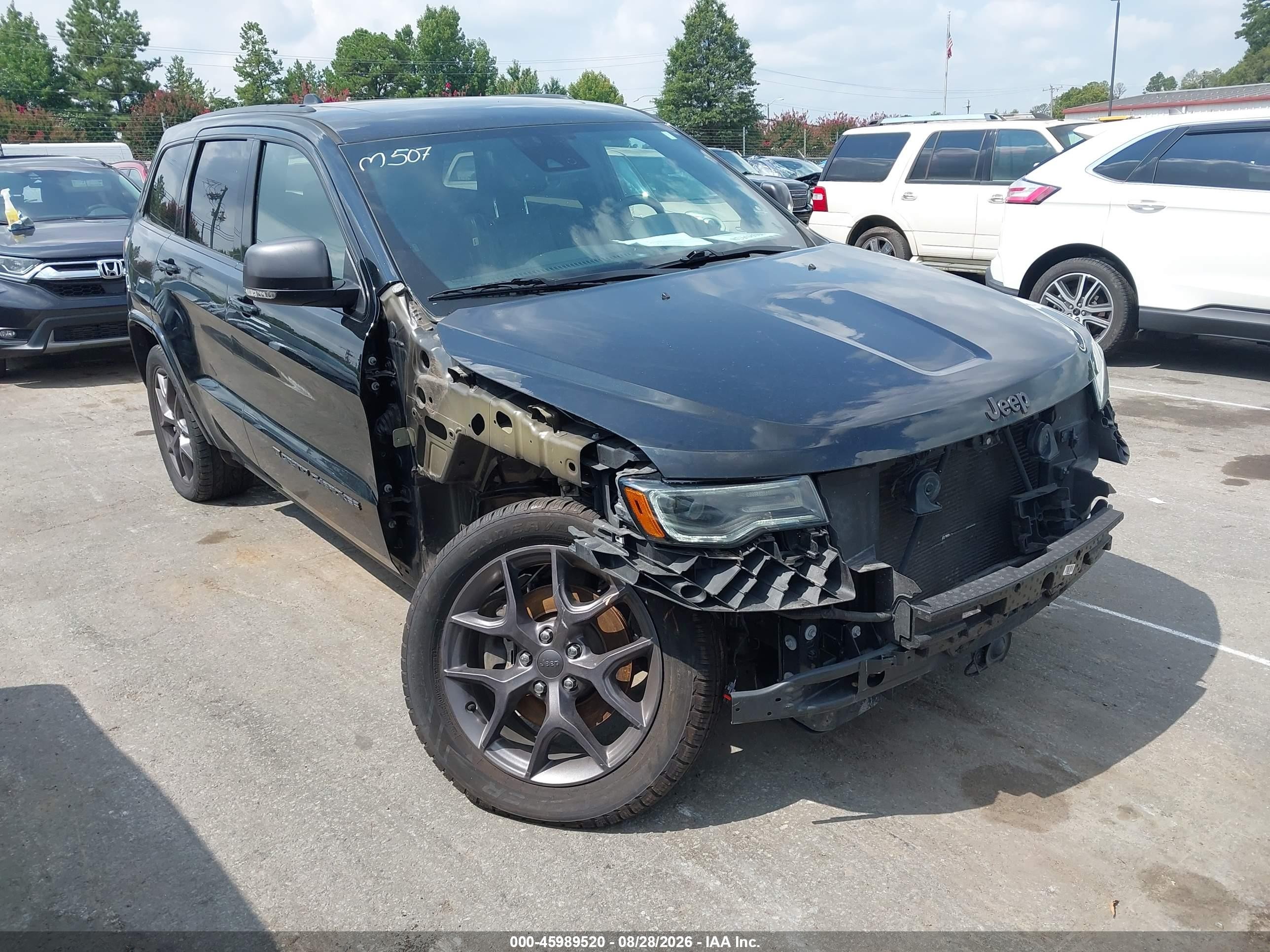 2021 Jeep Grand Cherokee VIN 1C4RJFBG4MC667711 — IAAI salvage auction photo