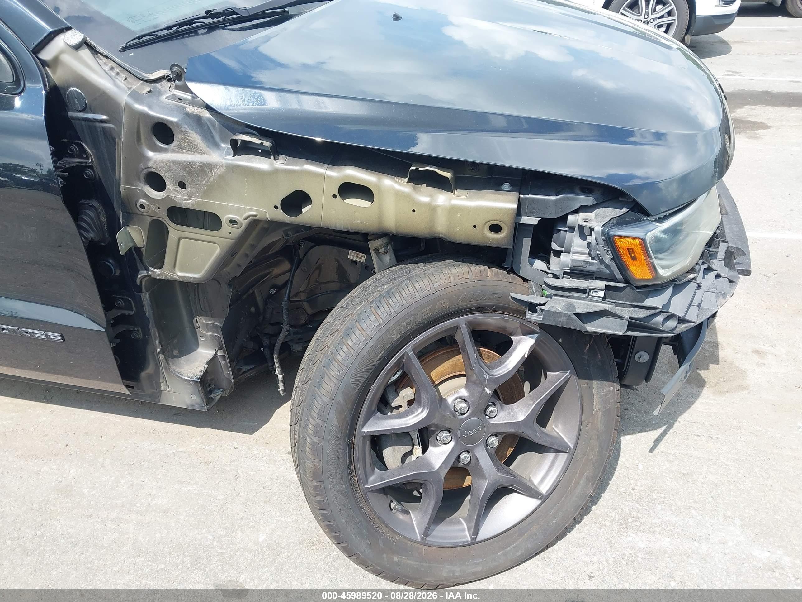 2021 Jeep Grand Cherokee VIN 1C4RJFBG4MC667711 IAAI salvage auction — Front End, Salvage (North Carolina), sold $10,300 on 2026-09-11 (photo 6)