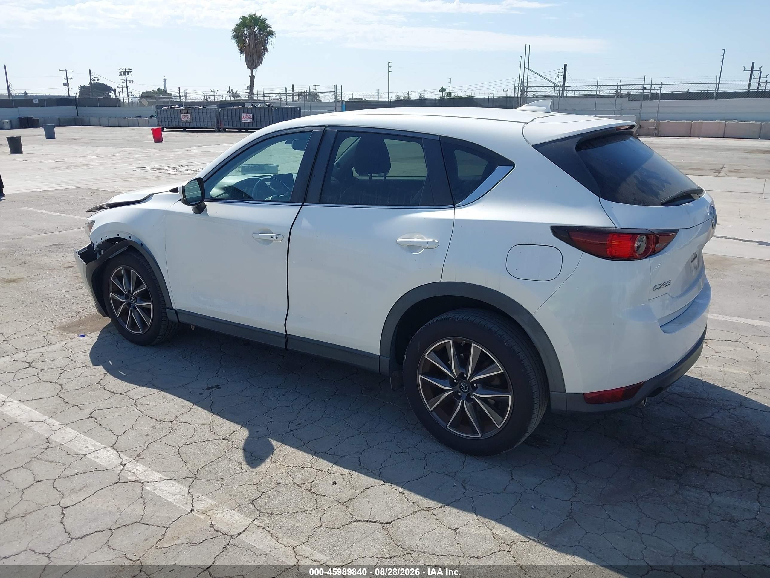 2018 Mazda CX-5 VIN JM3KFACMXJ1353098 IAAI salvage auction — Front End, Salvage (California), sold $3,450 on 2026-09-13 (photo 3)