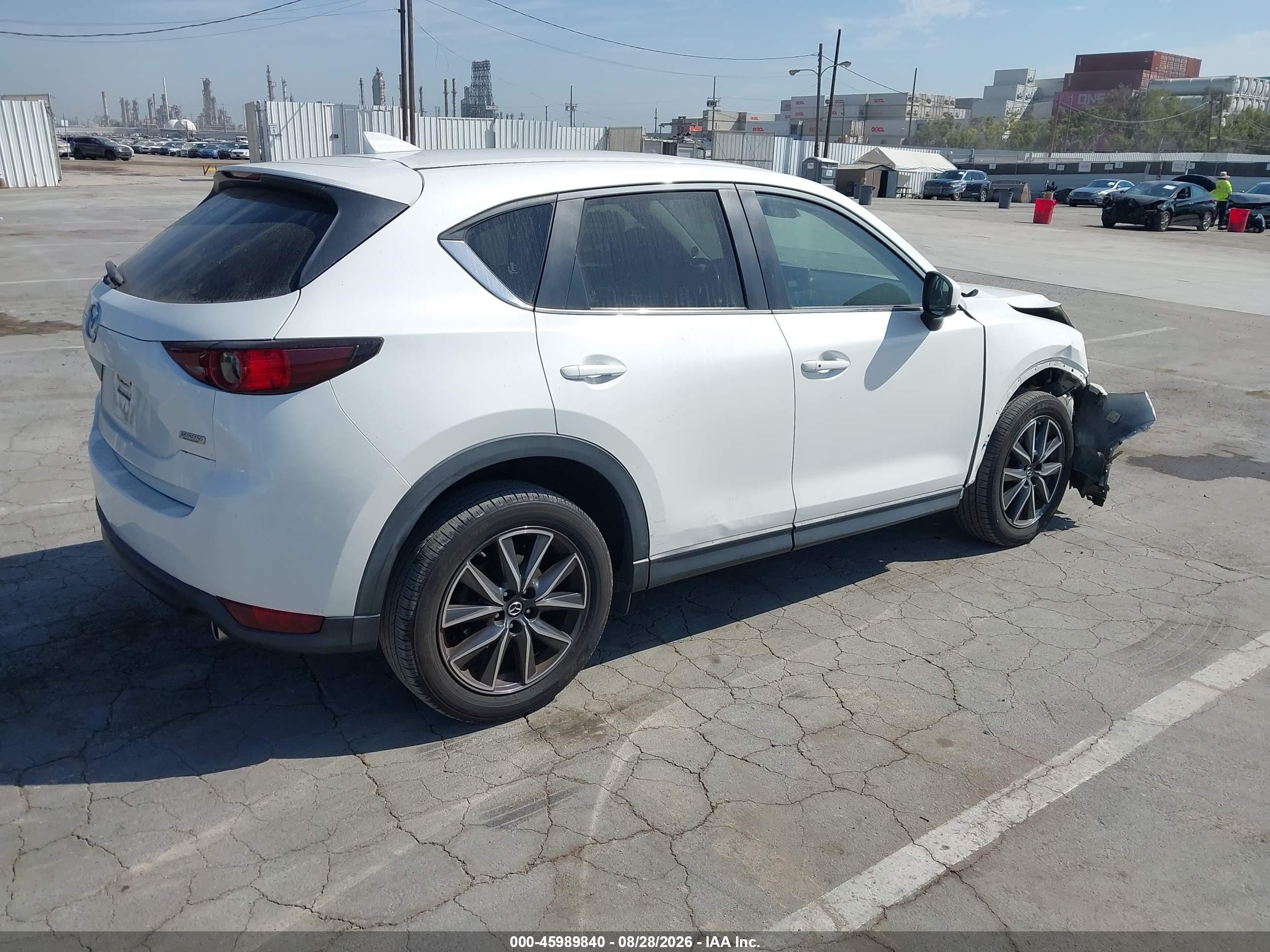 2018 Mazda CX-5 VIN JM3KFACMXJ1353098 IAAI salvage auction — Front End, Salvage (California), sold $3,450 on 2026-09-13 (photo 4)