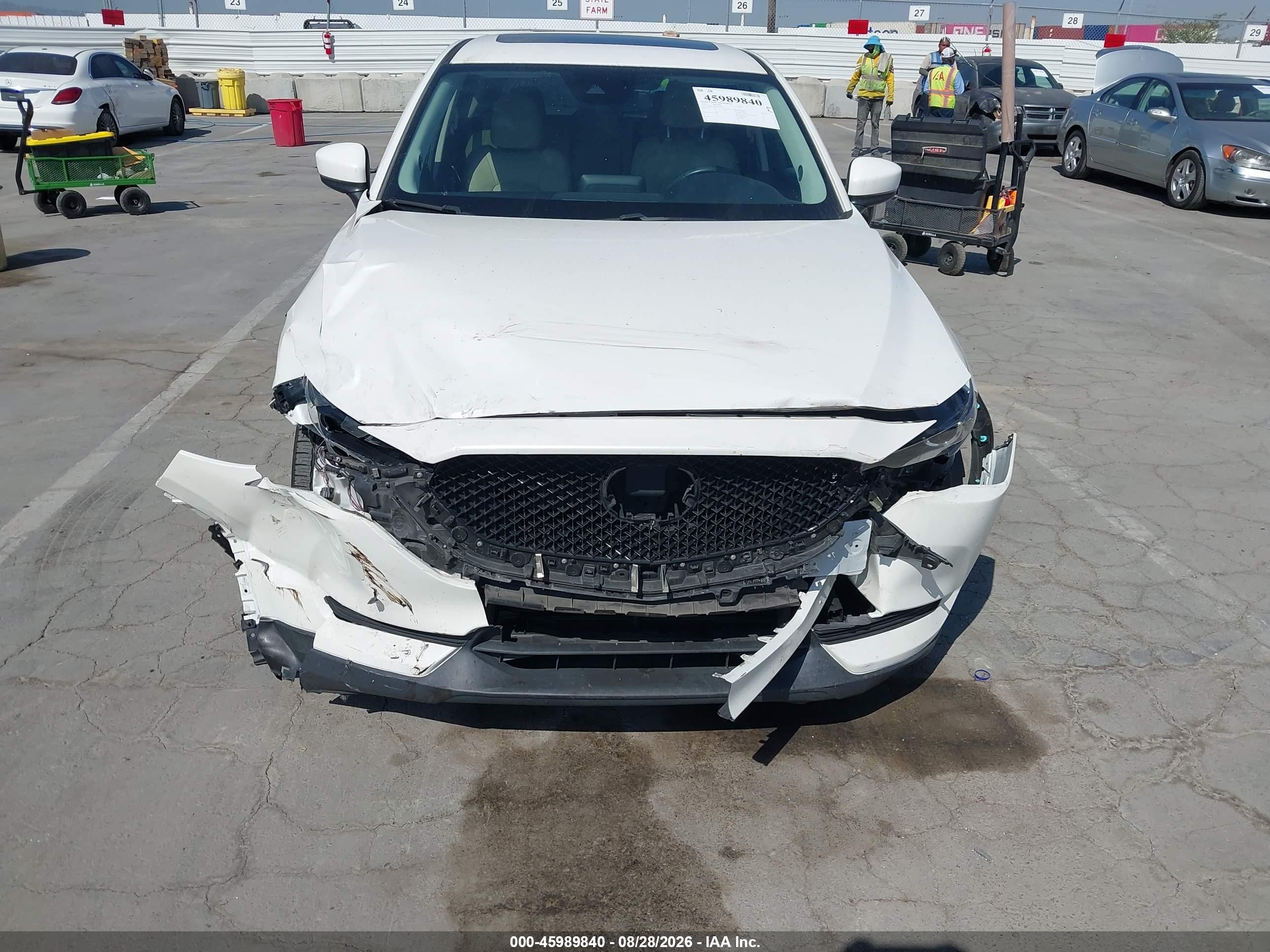 2018 Mazda CX-5 VIN JM3KFACMXJ1353098 IAAI salvage auction — Front End, Salvage (California), sold $3,450 on 2026-09-13 (photo 6)