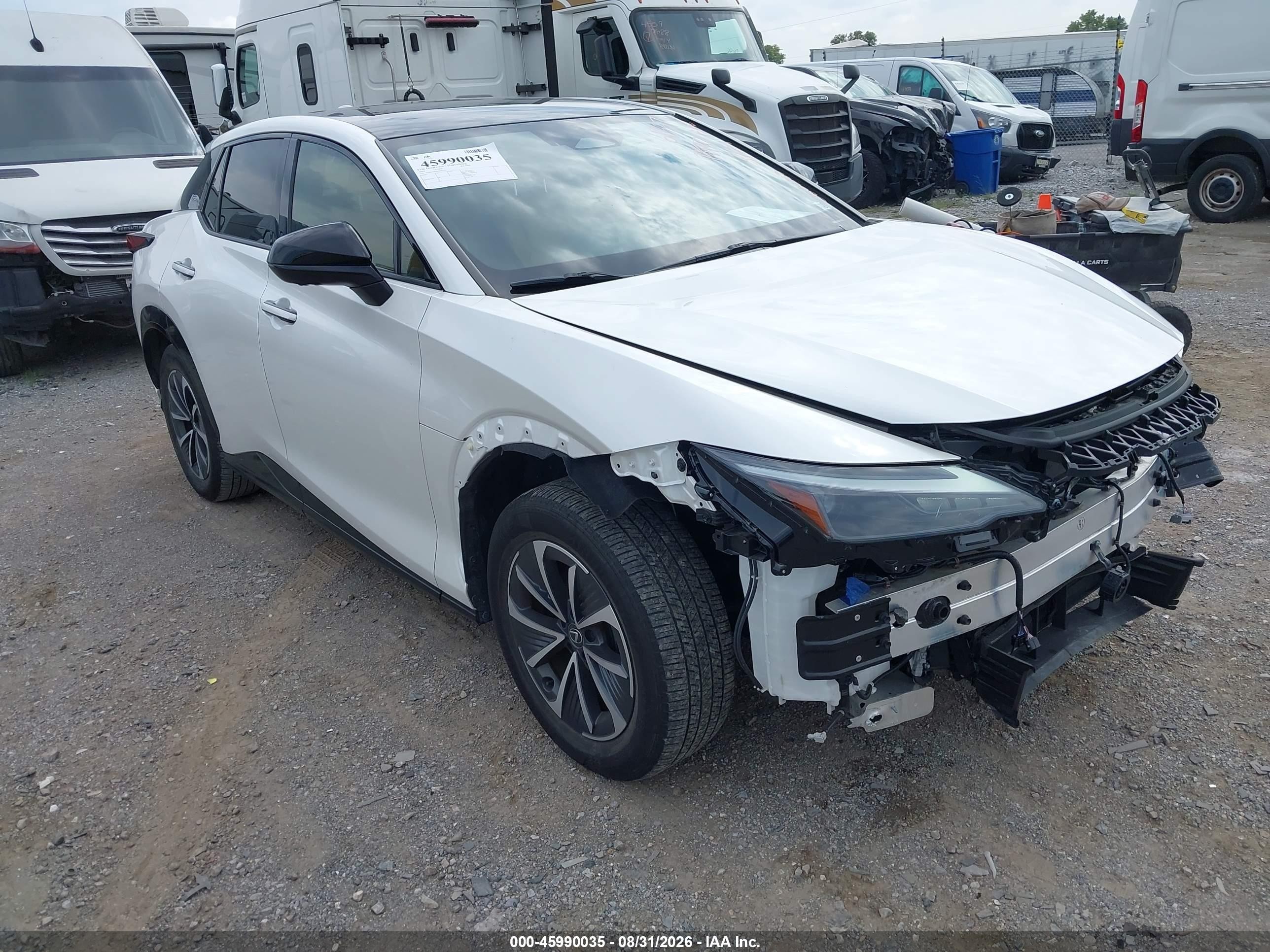 2024 Lexus RZ 300e VIN JTJABABBXRA003253 — IAAI salvage auction photo