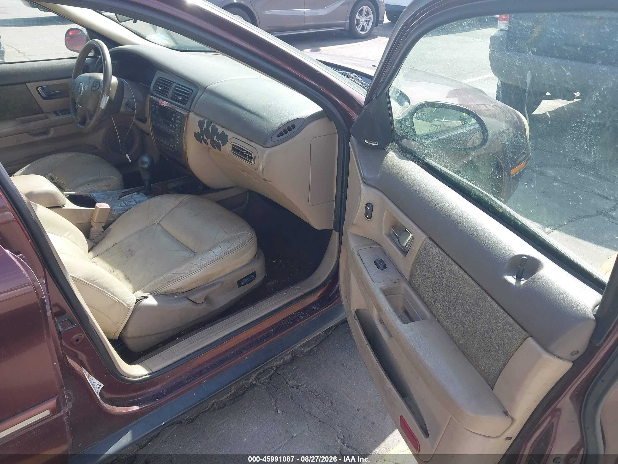 2000 Mercury Sable VIN 1MEFM55S1YG640564 IAAI salvage auction — Normal Wear, Clear - Dealer Only (California), sold $150 on 2026-09-08 (photo 5)