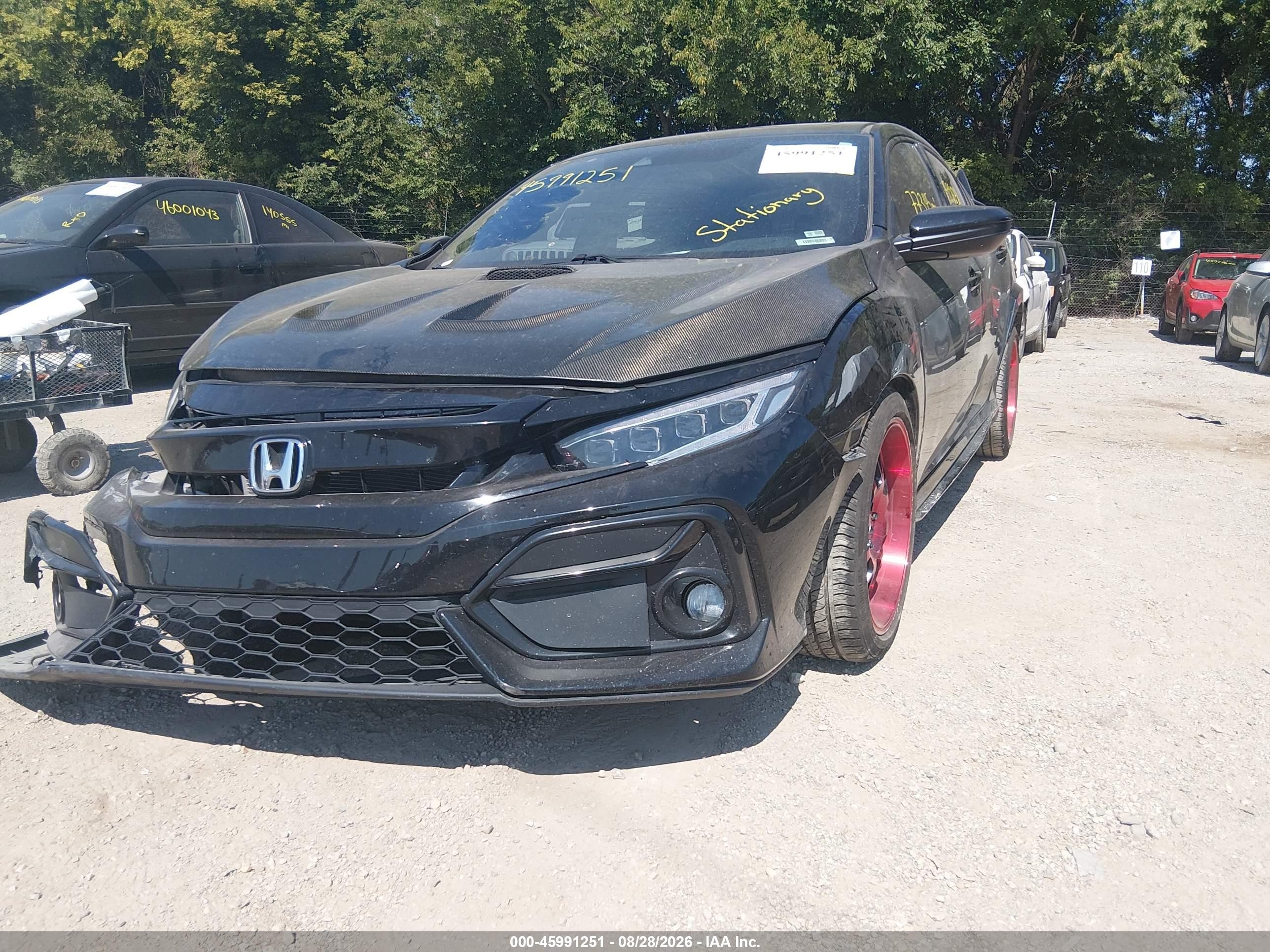 2021 Honda Civic VIN SHHFK7H67MU211501 IAAI salvage auction — Unknown, Salvage (Indiana), sold $5,000 on 2026-09-22 (photo 2)