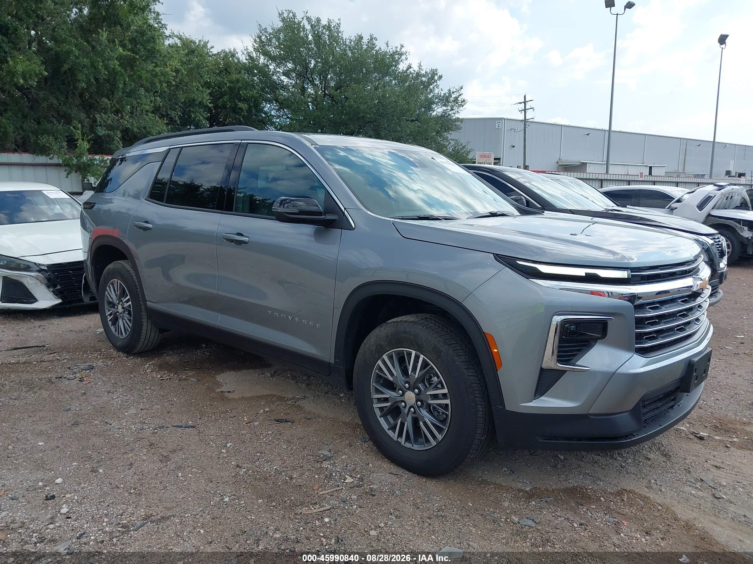2026 Chevrolet Traverse VIN 1GNERGKS2TJ389863 IAAI salvage auction — Undercarriage, Enterprise Vehicles Clear Only (Texas), sold $22,000 on 2026-09-02 (photo 1)
