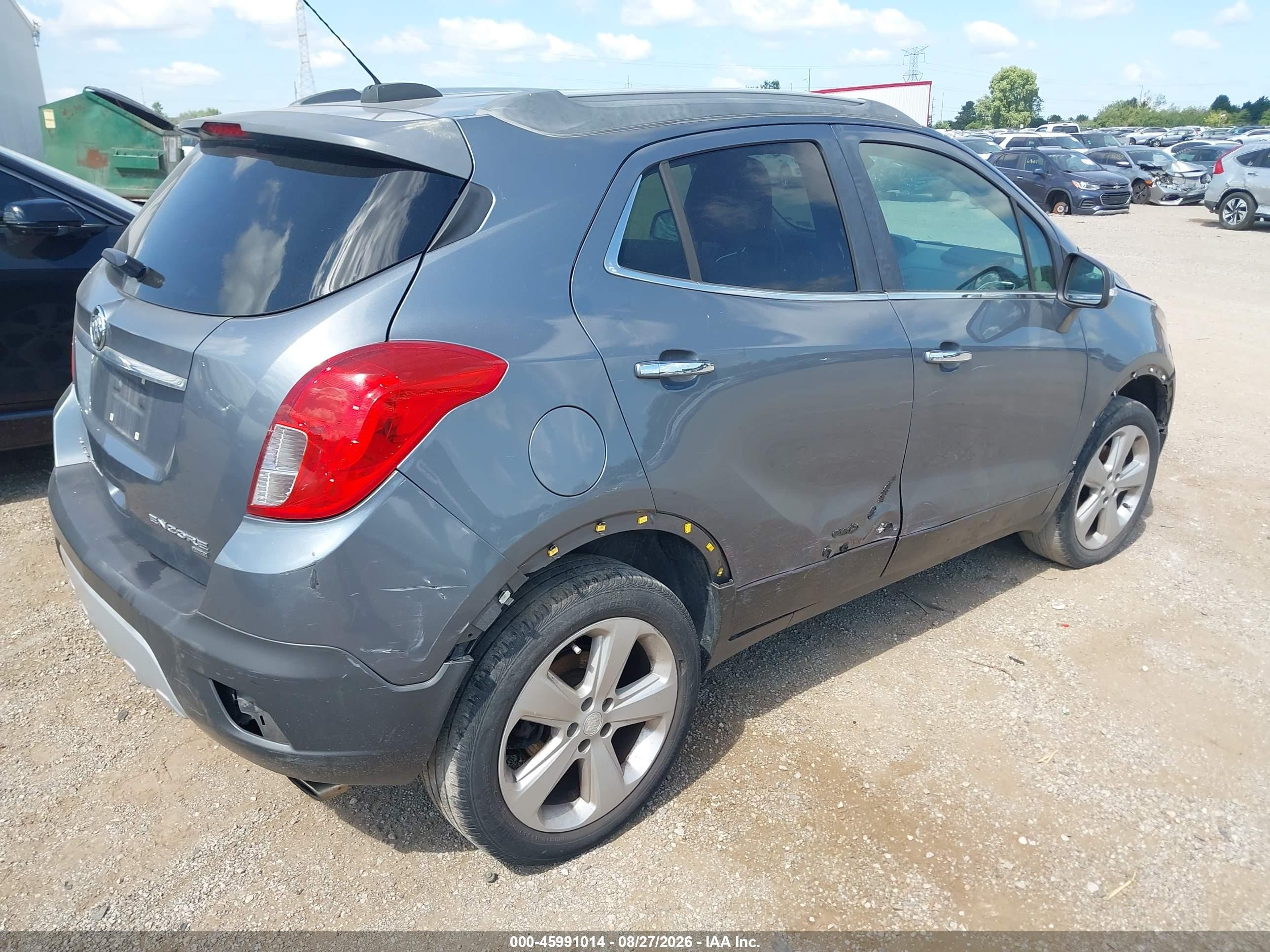 2015 Buick Encore VIN KL4CJESB0FB156570 IAAI salvage auction — Normal Wear, Clear (Indiana), sold $875 on 2026-09-18 (photo 4)