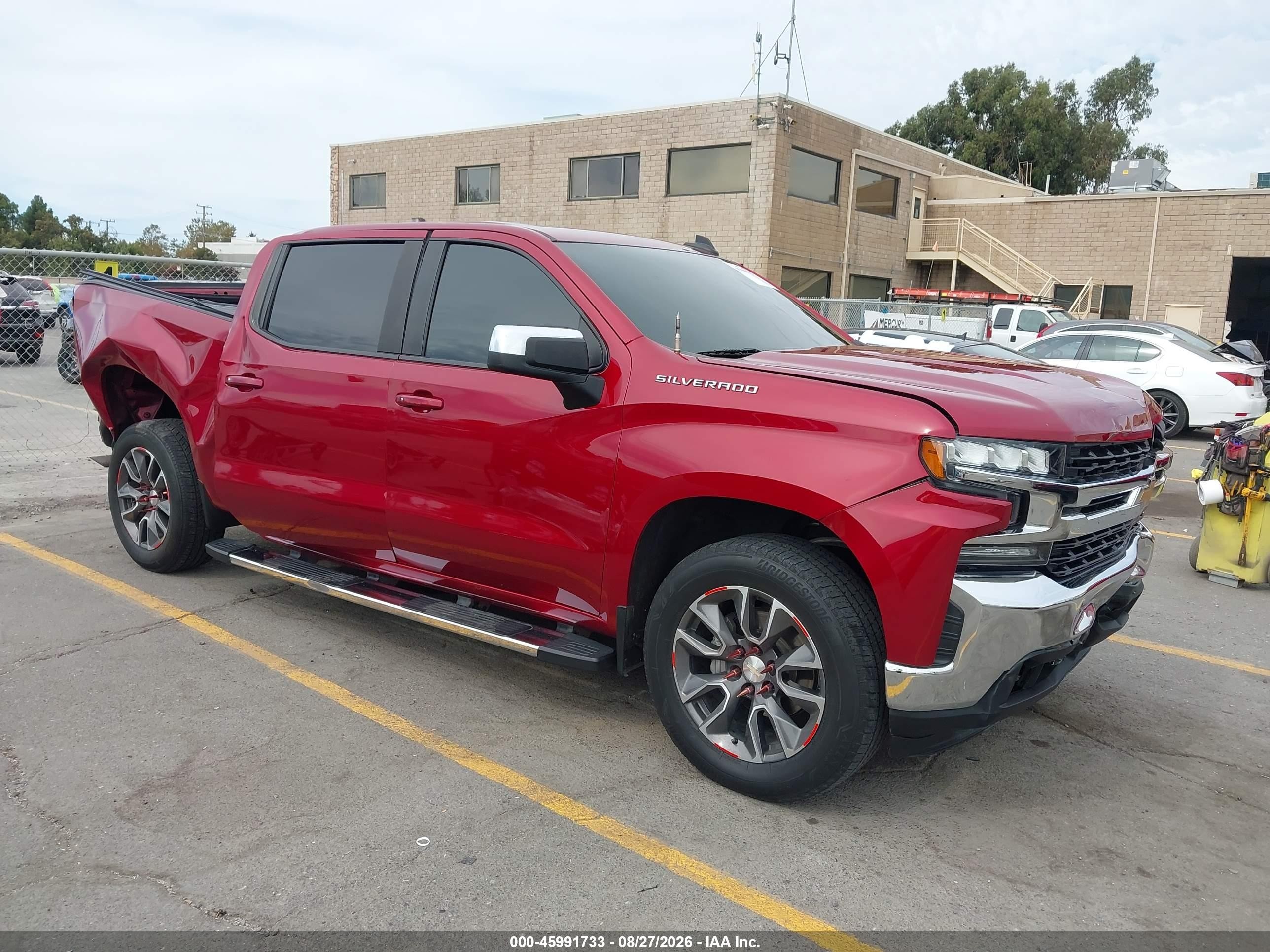 2019 Chevrolet Silverado 1500 VIN 3GCPWCED3KG273202 — IAAI salvage auction photo