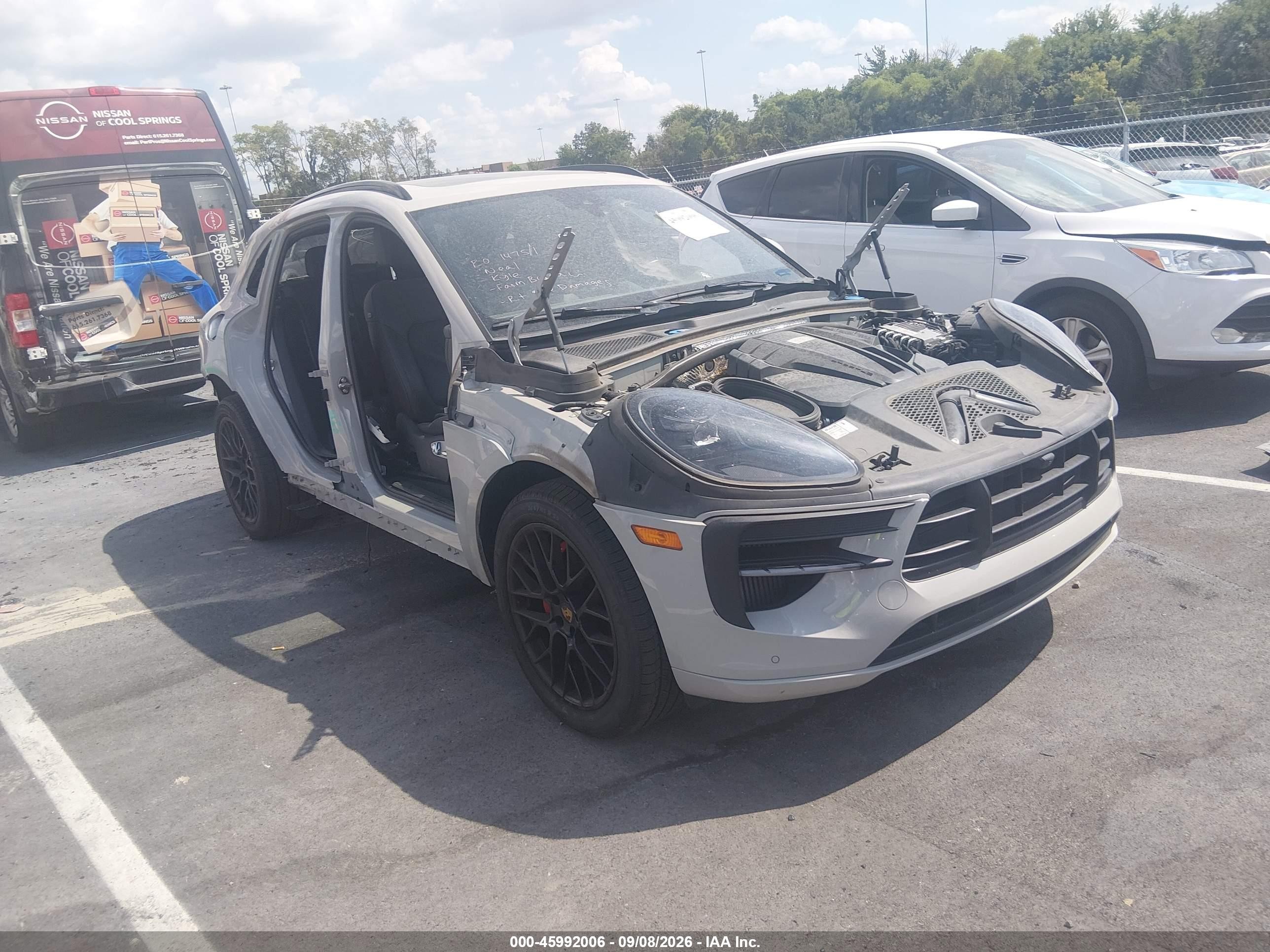 2021 Porsche Macan VIN WP1AG2A55MLB51831 IAAI salvage auction — Stripped, Clear (Tennessee), sold $22,100 on 2026-10-06 (photo 1)