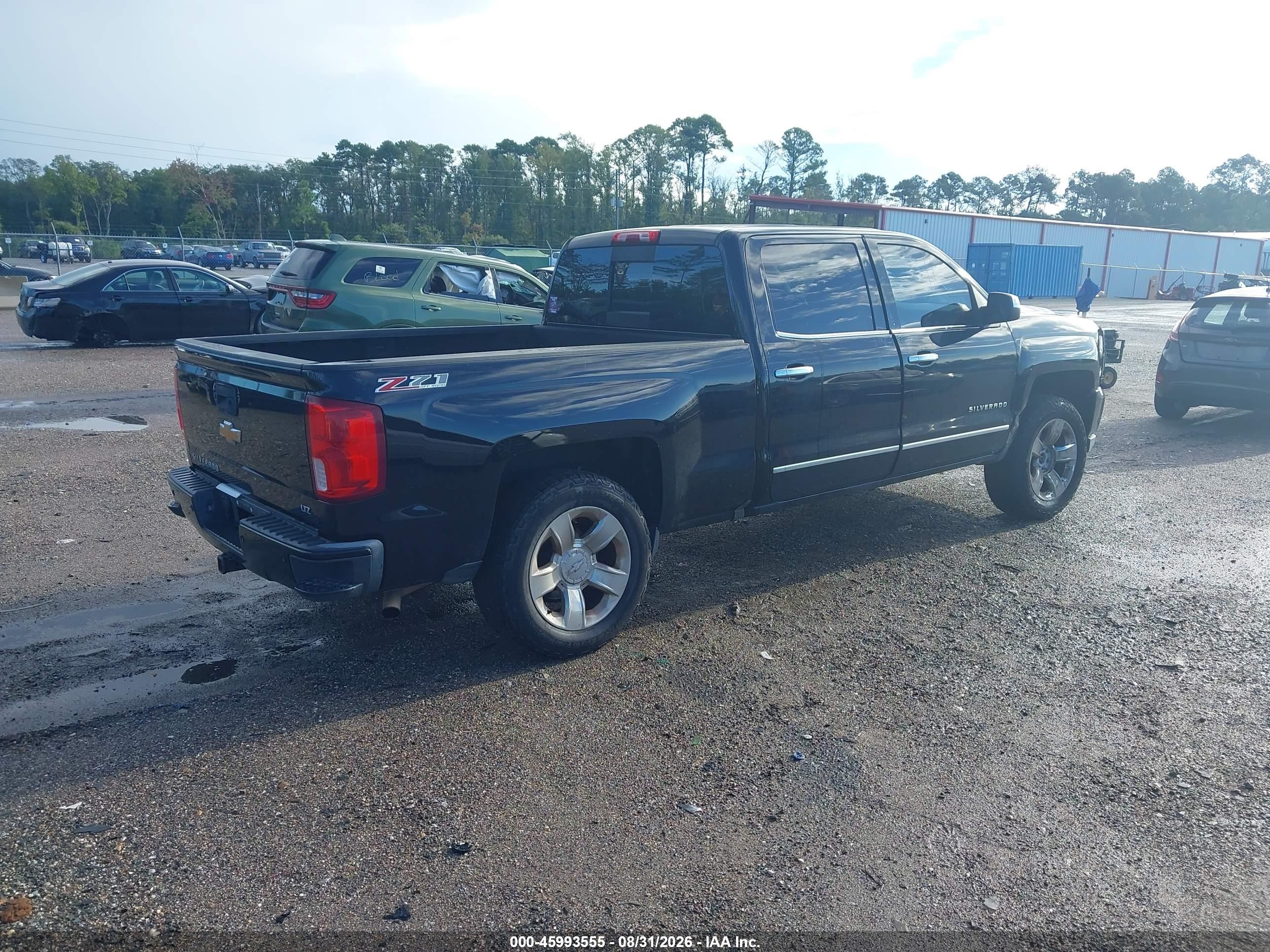 2016 Chevrolet Silverado VIN 3GCUKSEC0GG327837 IAAI salvage auction — Unknown, Rebuildable (Florida), sold $7,700 on 2026-10-04 (photo 4)