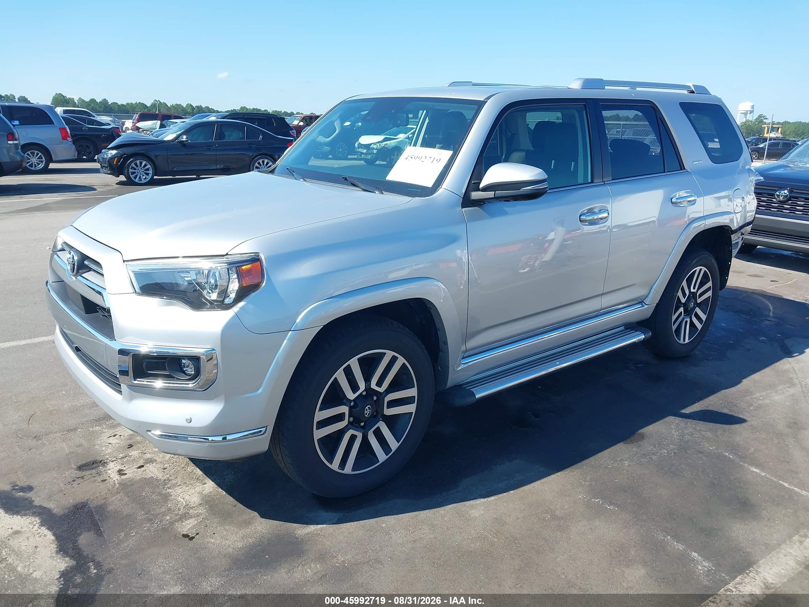 2022 Toyota 4Runner VIN JTEKU5JR3N6042587 IAAI salvage auction — Rear End, Salvage (North Carolina), sold $25,250 on 2026-09-25 (photo 2)