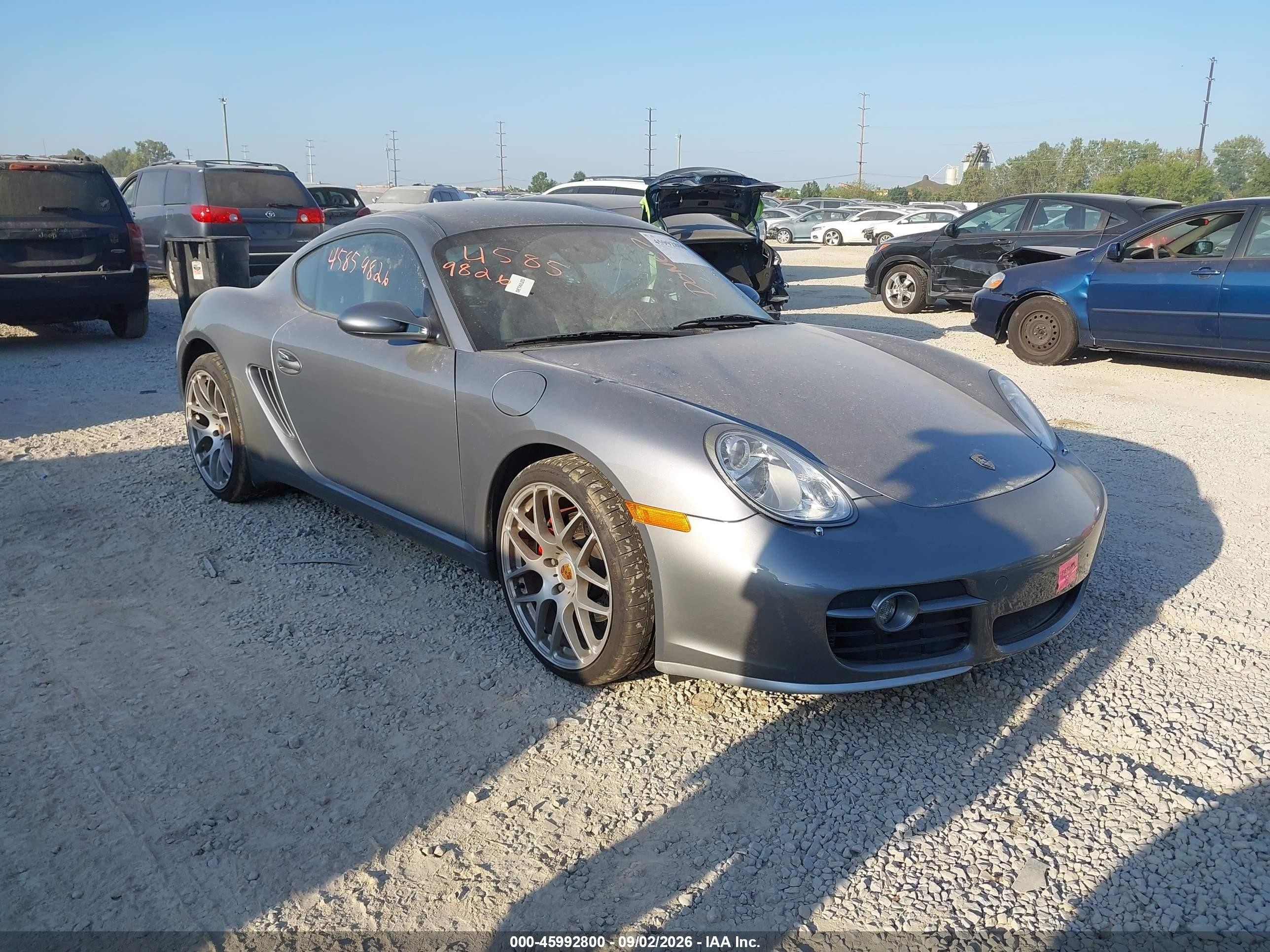 2006 Porsche Cayman VIN WP0AB29806U782028 — IAAI salvage auction photo