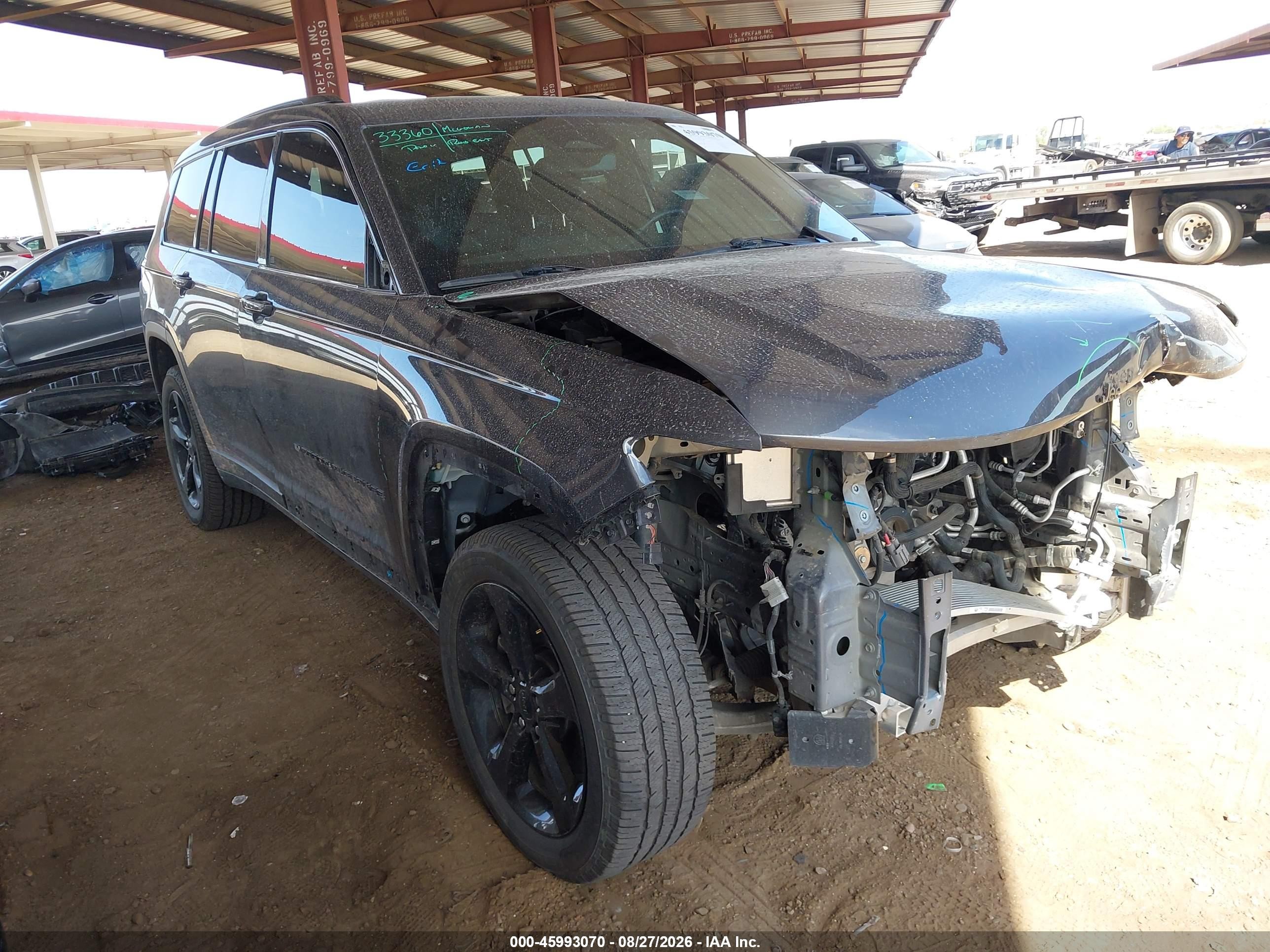 2022 Jeep Grand Cherokee L VIN 1C4RJJAG7N8592205 — IAAI salvage auction photo