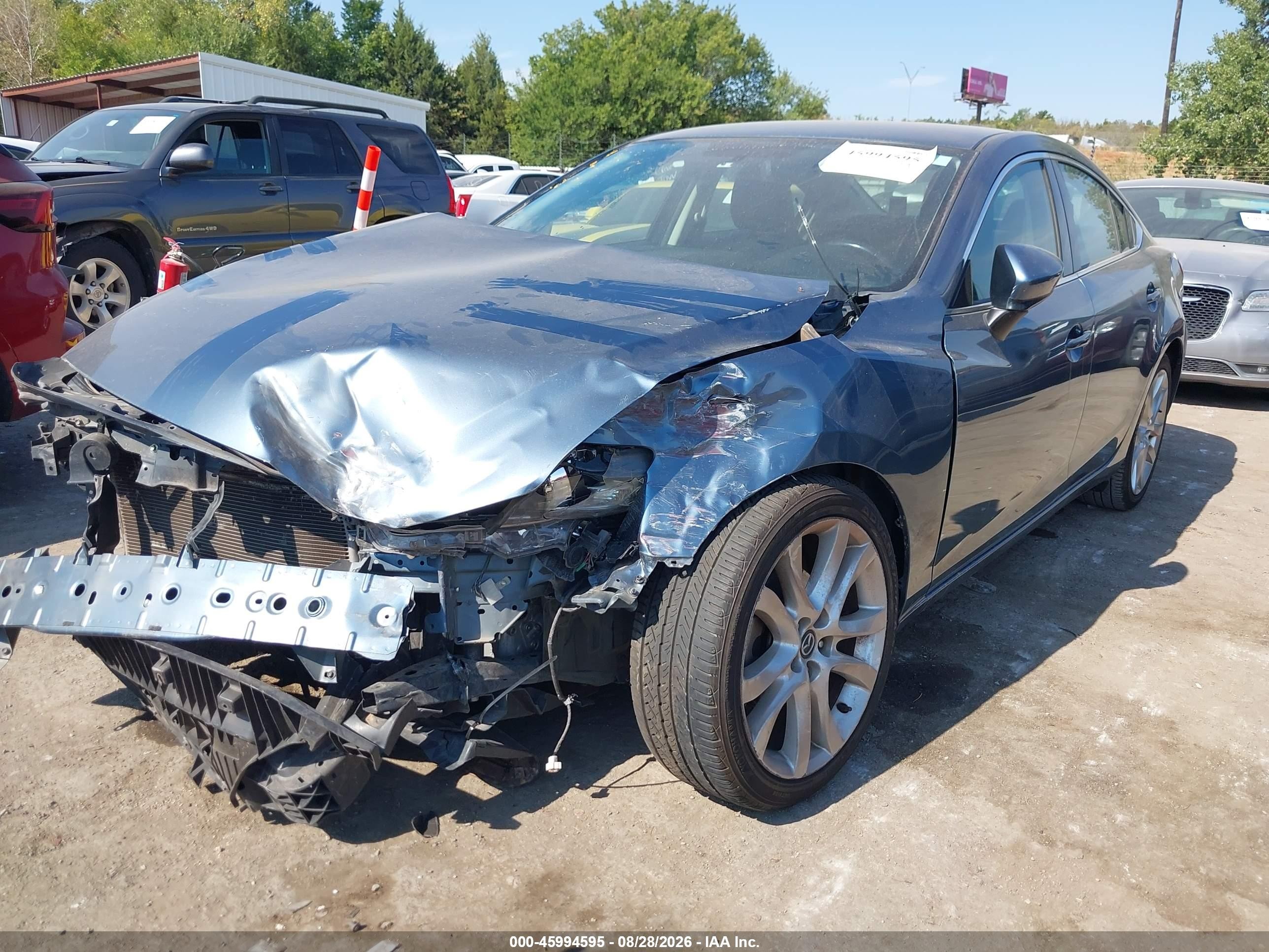 2014 Mazda 6 VIN JM1GJ1V64E1128886 IAAI salvage auction — Normal Wear, Clear - Public Restricted (Oklahoma), sold $1,625 on 2026-09-18 (photo 2)