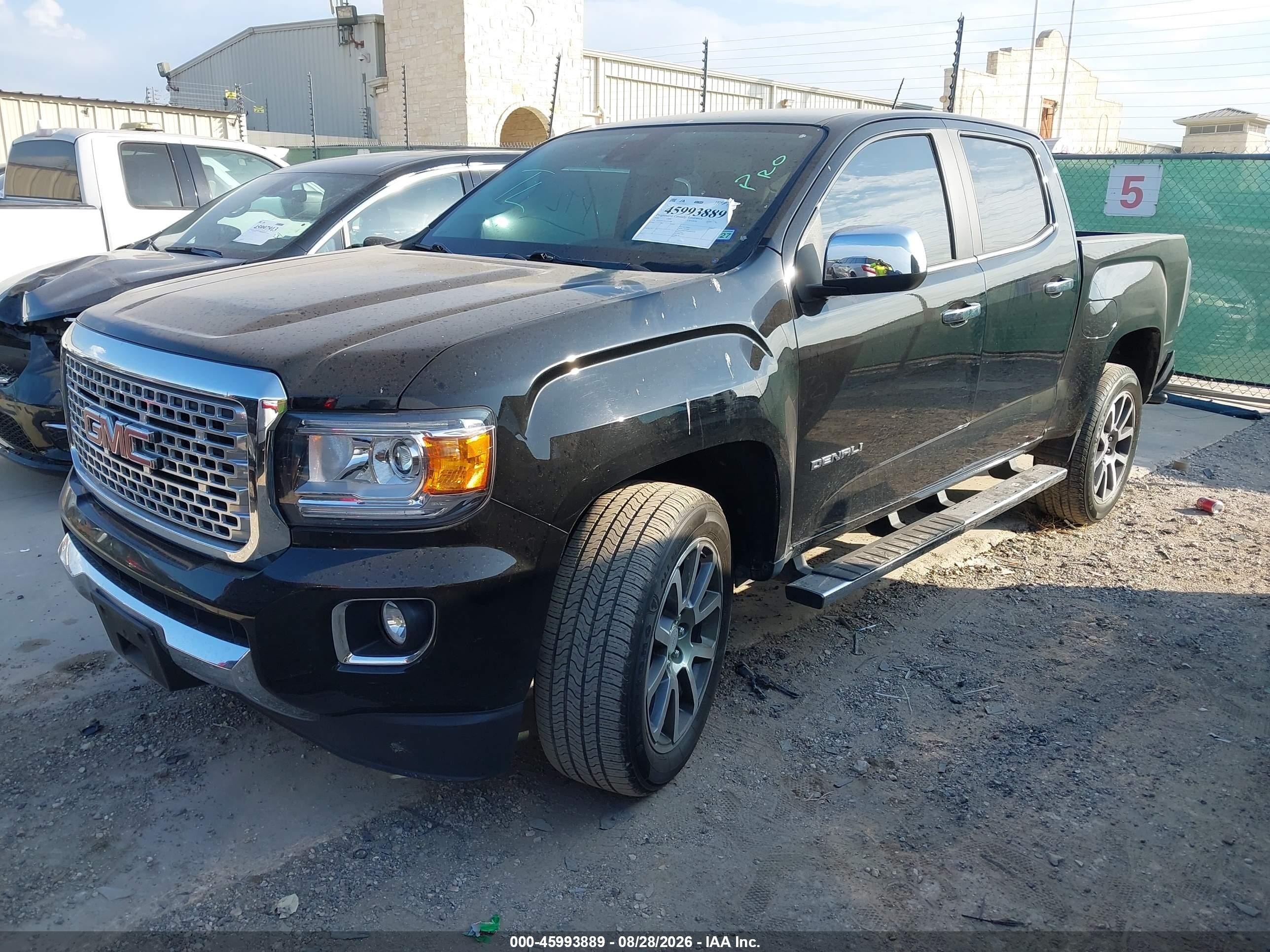 2020 Gmc Canyon VIN 1GTG5EEN4L1131996 IAAI salvage auction — Rear End, Salvage (Texas), sold $11,575 on 2026-10-07 (photo 2)
