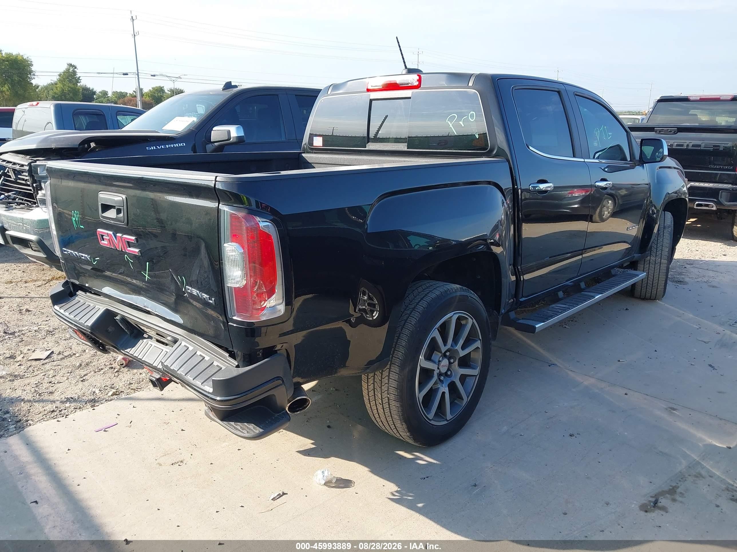 2020 Gmc Canyon VIN 1GTG5EEN4L1131996 IAAI salvage auction — Rear End, Salvage (Texas), sold $11,575 on 2026-10-07 (photo 4)