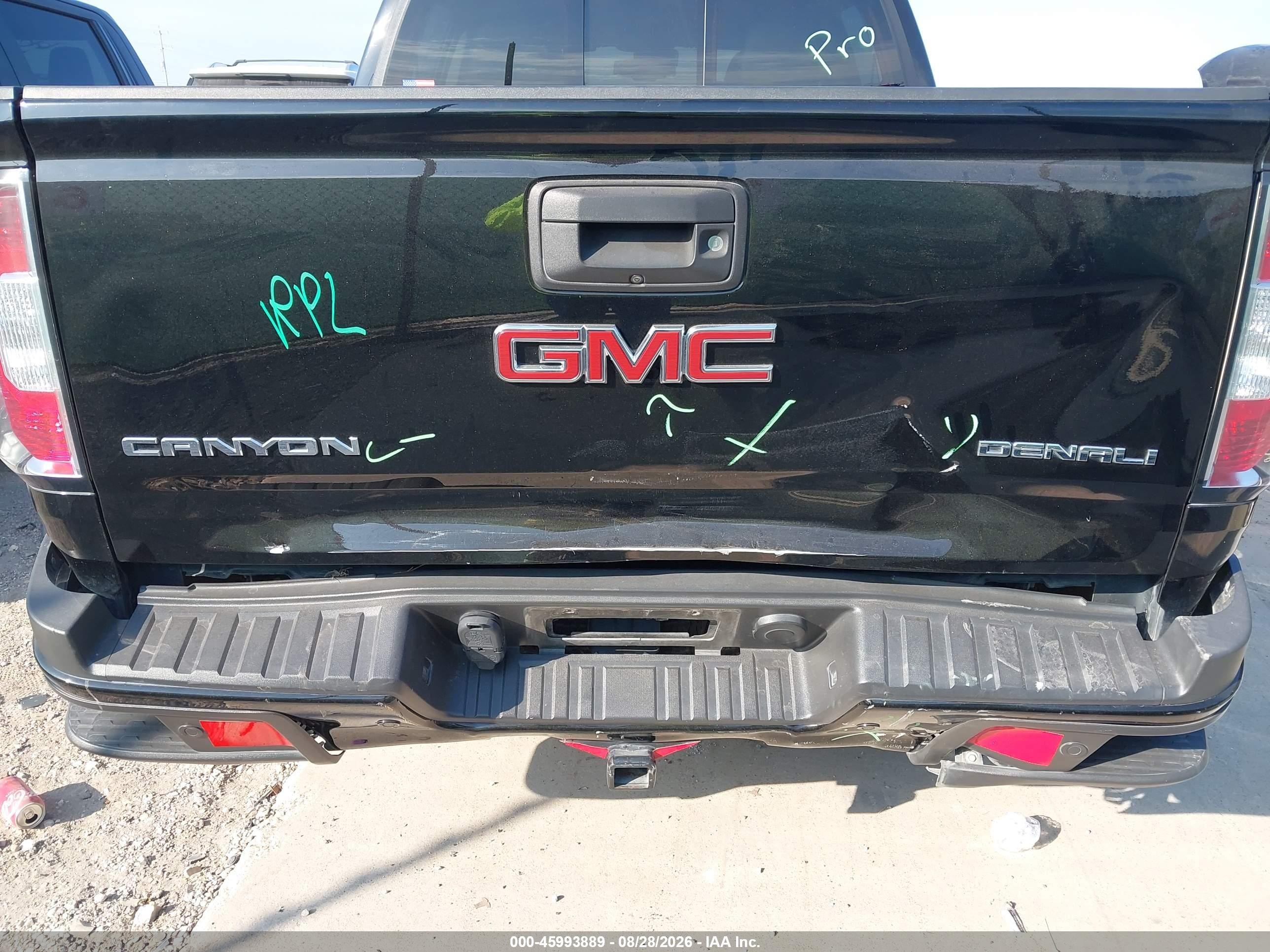 2020 Gmc Canyon VIN 1GTG5EEN4L1131996 IAAI salvage auction — Rear End, Salvage (Texas), sold $11,575 on 2026-10-07 (photo 6)
