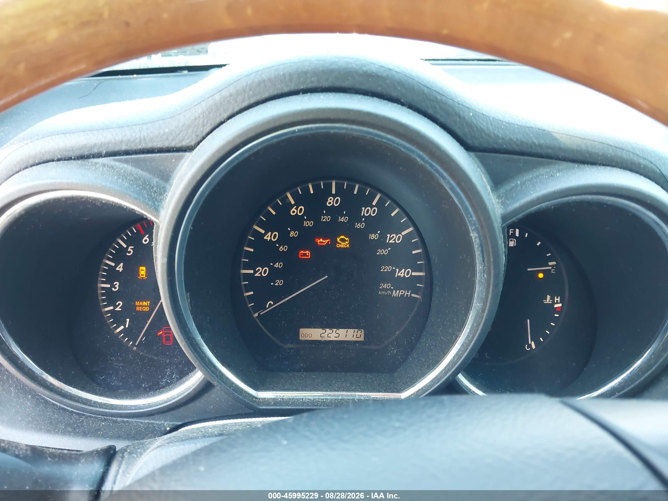 2005 Lexus Rx 330 VIN 2T2HA31U55C080410 IAAI salvage auction — Normal Wear, Original (Ohio), sold $1,125 on 2026-09-25 (photo 7)