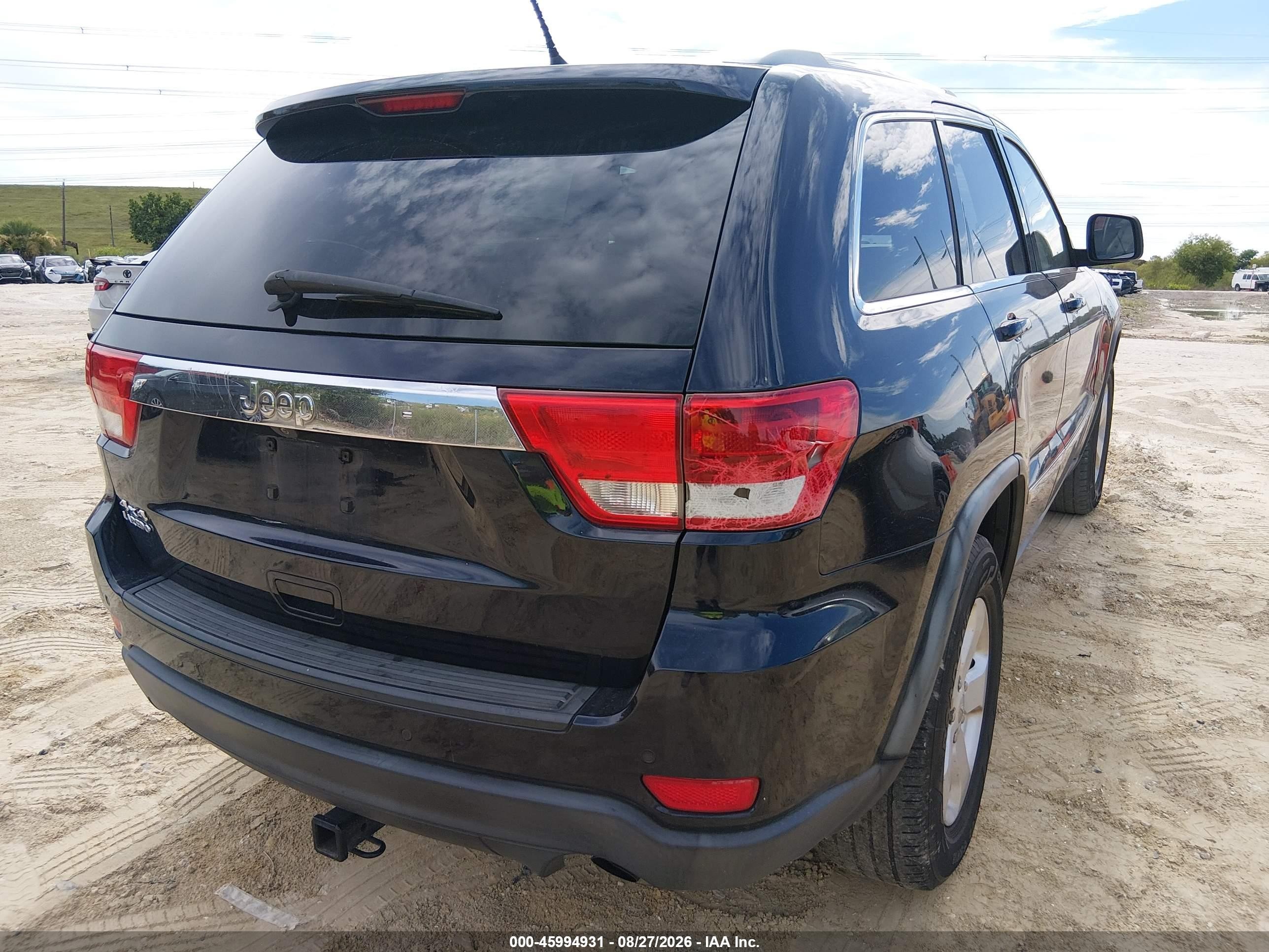 2011 Jeep Grand cherokee VIN 1J4RR4GG3BC656180 IAAI salvage auction — Normal Wear, Clear (Alabama), sold $1,250 on 2026-09-09 (photo 6)