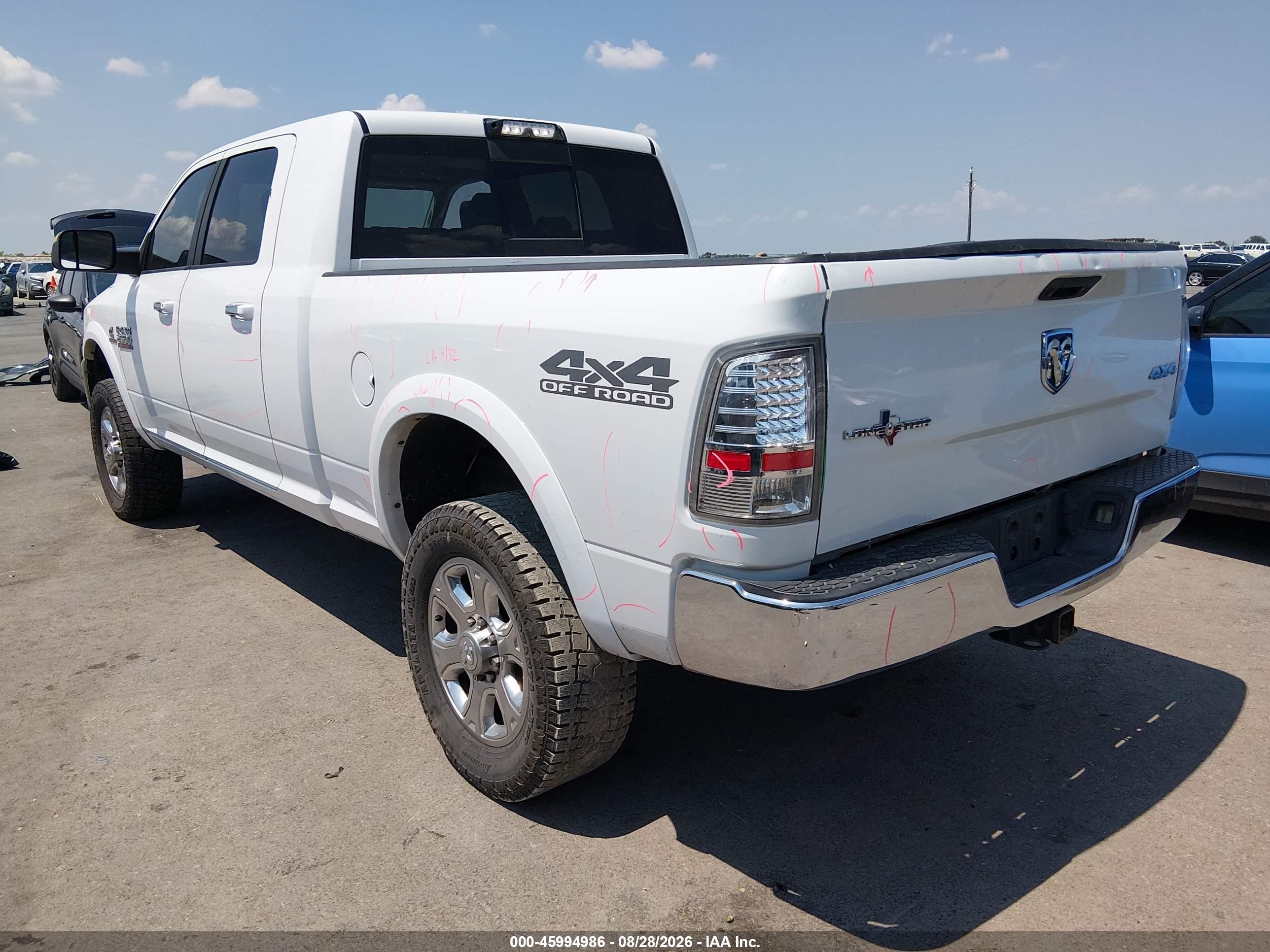 2018 Ram 2500 VIN 3C6UR5MLXJG409460 IAAI salvage auction — Side, Salvage (Texas), sold $9,000 on 2026-09-12 (photo 3)