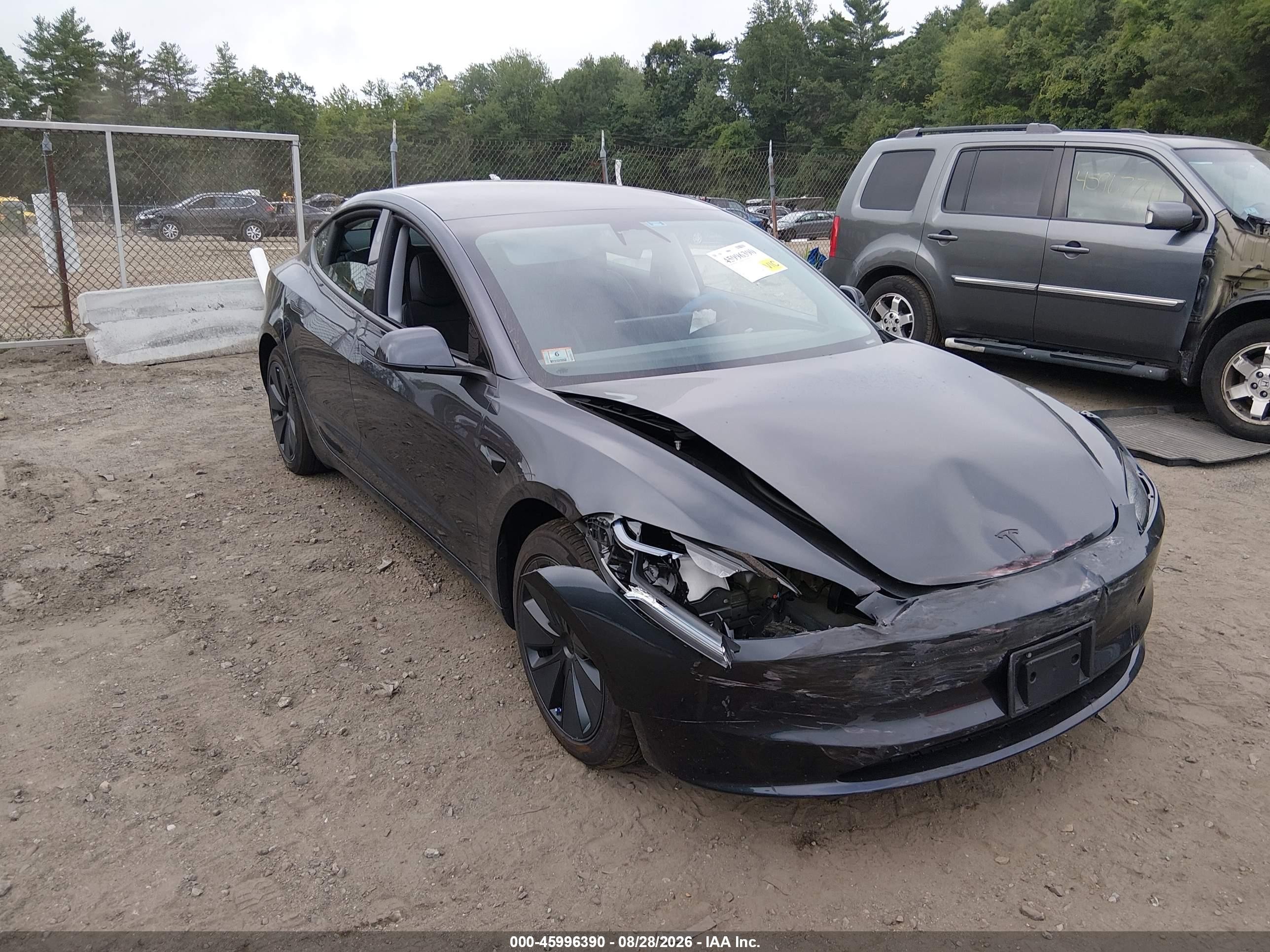 2026 Tesla Model 3 VIN 5YJ3E1EA8TF190111 — IAAI salvage auction photo