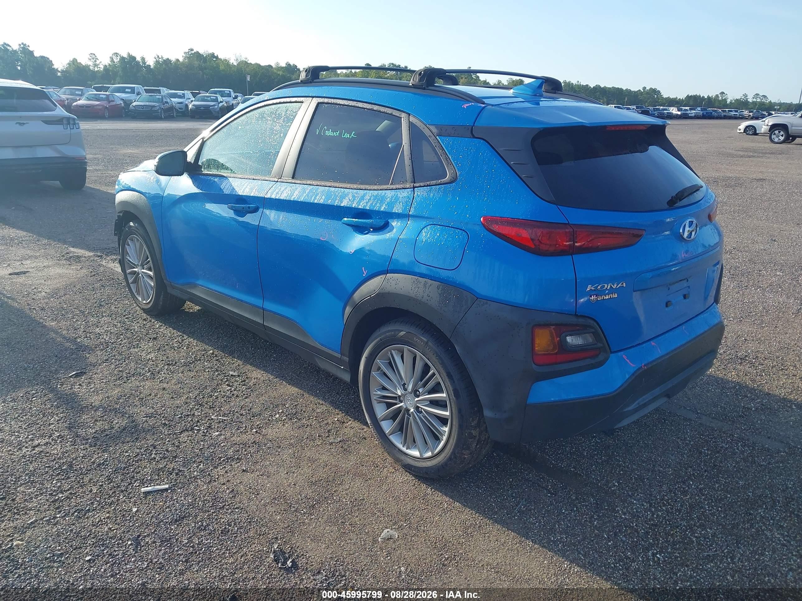 2021 Hyundai Kona VIN KM8K62AA0MU615555 IAAI salvage auction — Front End, Rebuildable (Florida), sold $2,500 on 2026-09-22 (photo 3)