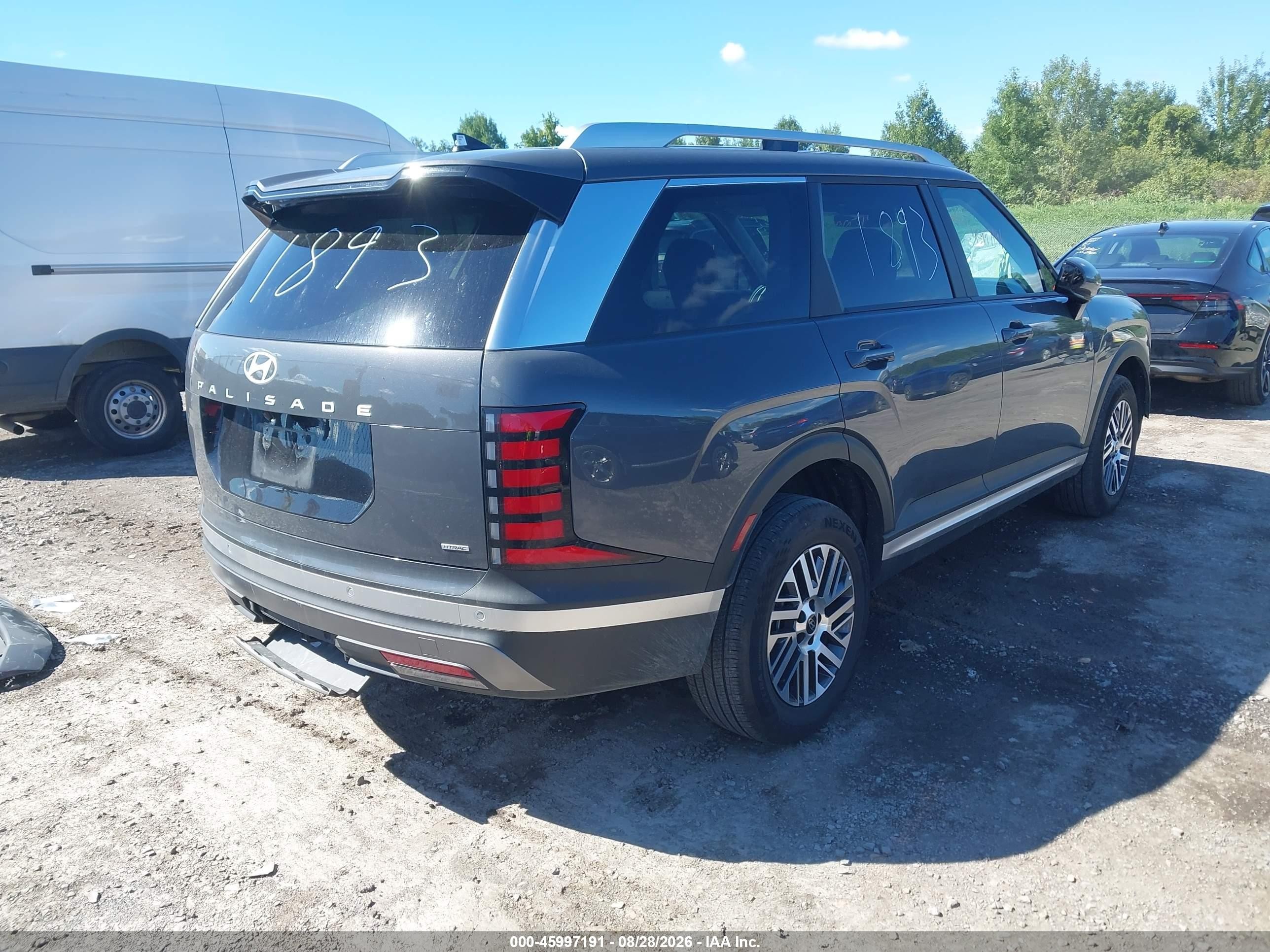2026 Hyundai Palisade VIN KM8RLES24TU096945 IAAI salvage auction — Front End, Enterprise Vehicles Clear Only (Ohio), sold $21,200 on 2026-09-04 (photo 4)