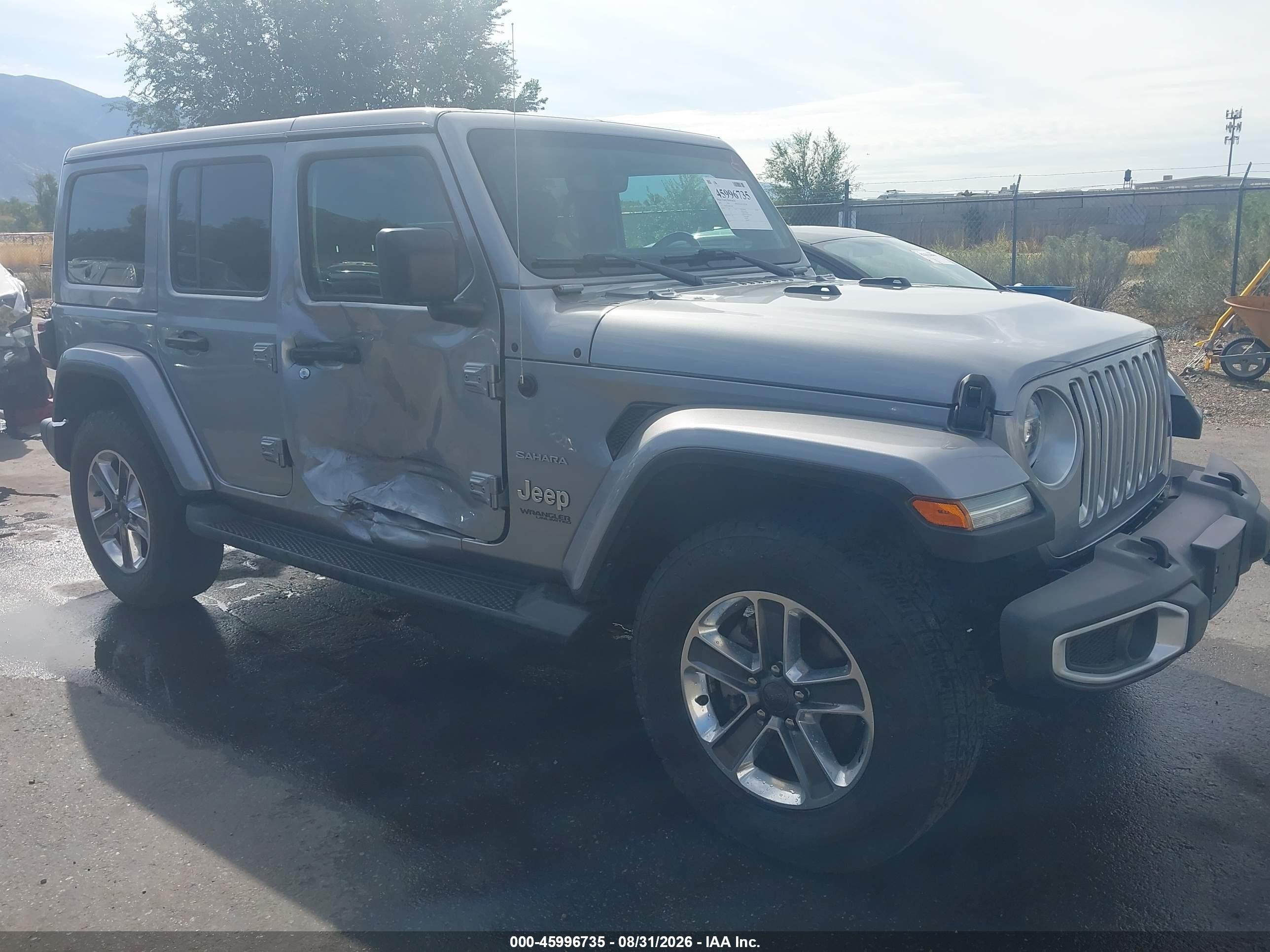 2021 Jeep Wrangler Unlimited VIN 1C4HJXEG1MW531905 — IAAI salvage auction photo
