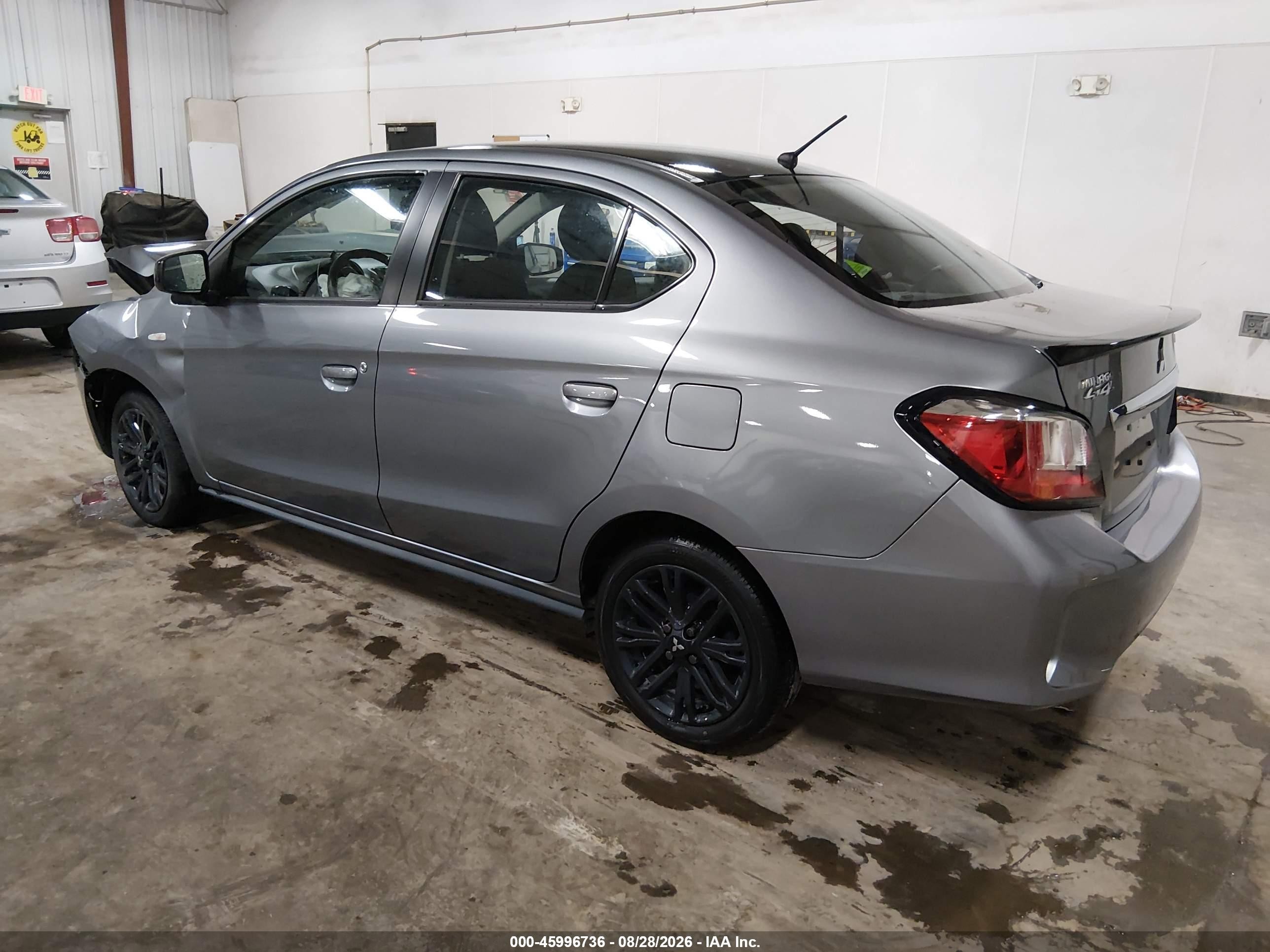 2023 Mitsubishi Mirage VIN ML32FUFJXPHF05785 IAAI salvage auction — Front End, Salvage (Iowa), sold $1,150 on 2026-09-19 (photo 3)