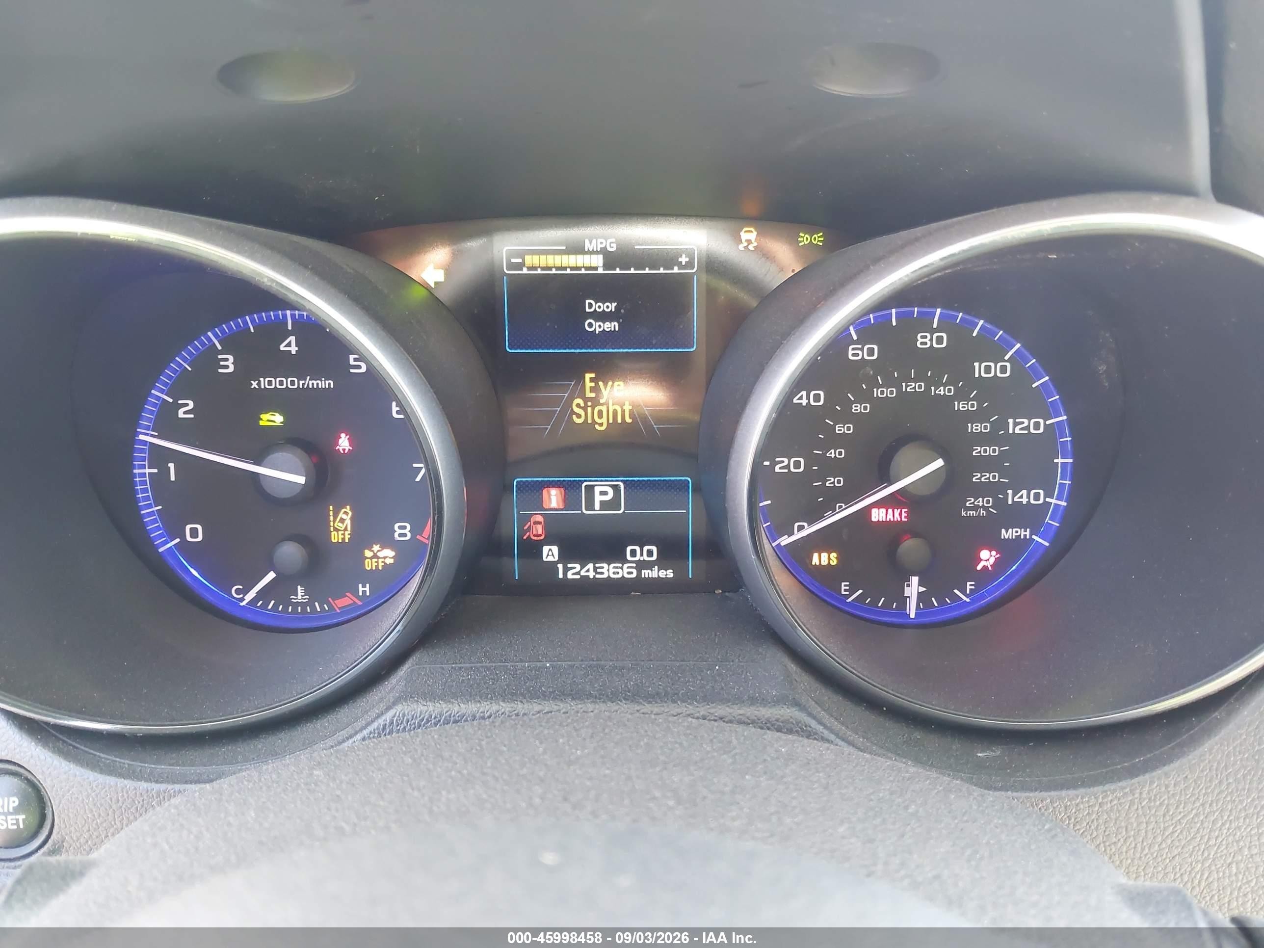 2019 Subaru Outback VIN 4S4BSAFC8K3267068 IAAI salvage auction — Side, Salvage Certificate (California), sold $3,350 on 2026-09-14 (photo 7)