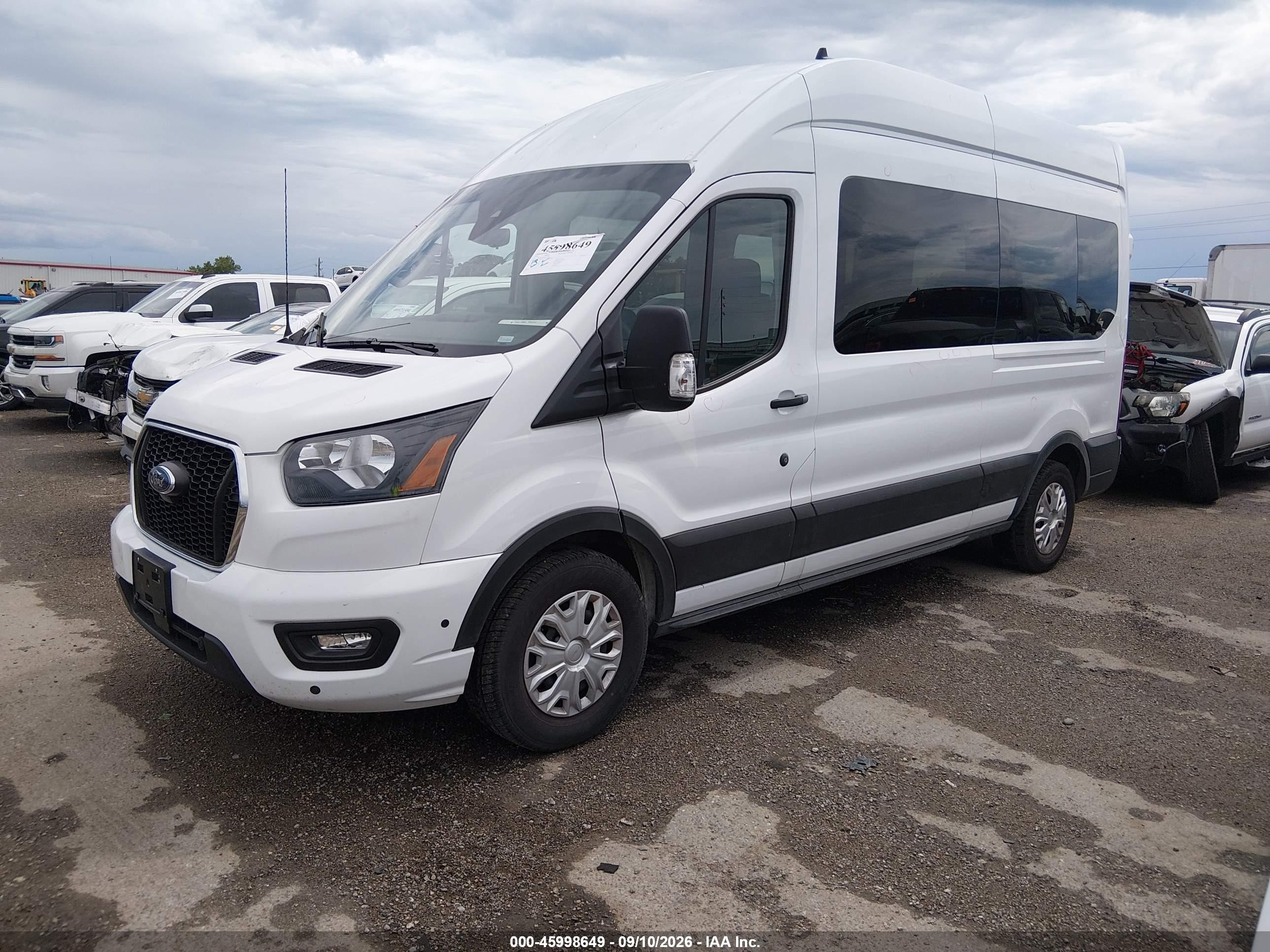 2025 Ford Transit-350 VIN 1FBAX2X89SKA73810 IAAI salvage auction — All Over, Enterprise Vehicles Clear Only (Oklahoma), sold $31,250 on 2026-09-14 (photo 2)