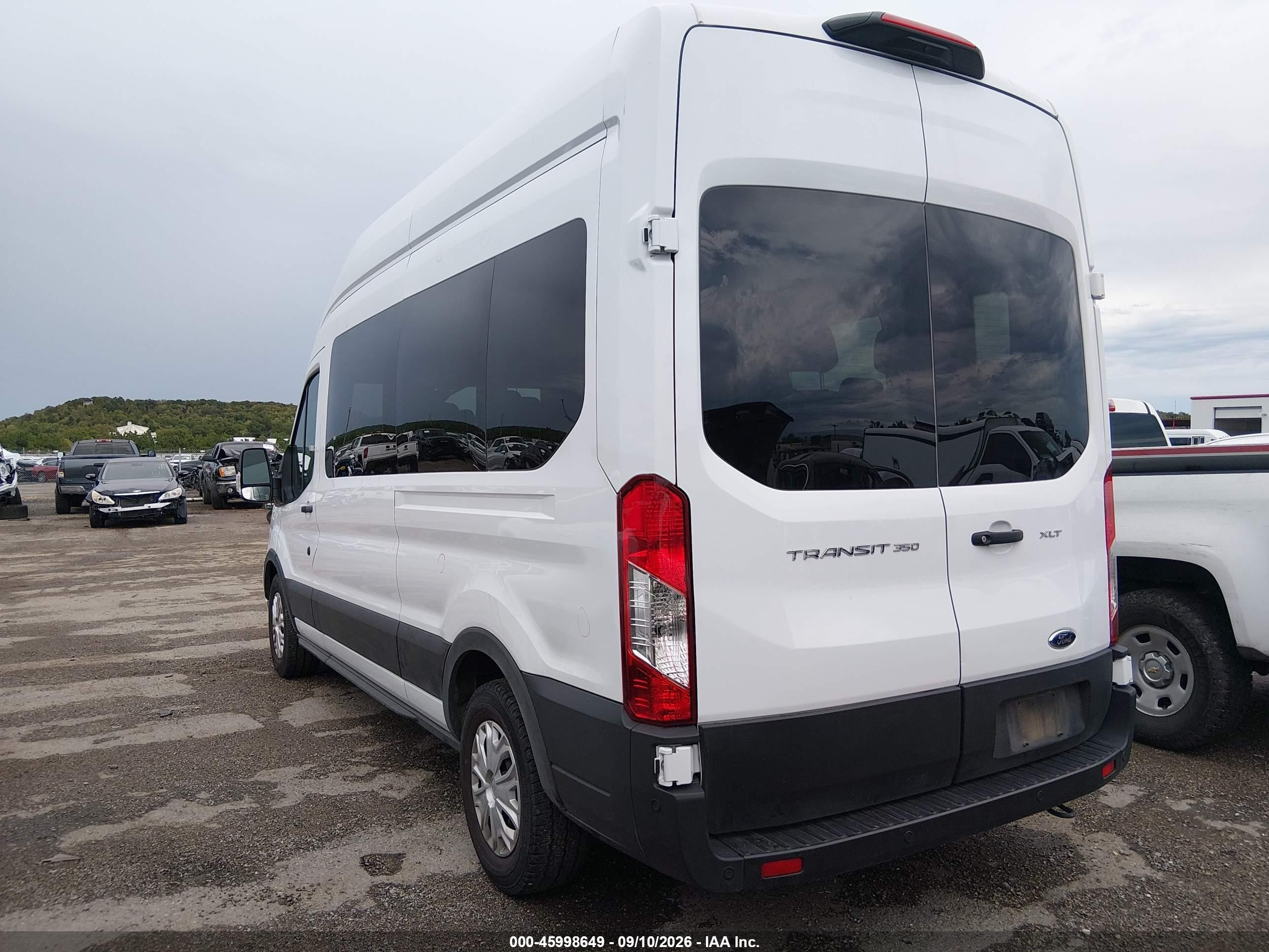 2025 Ford Transit-350 VIN 1FBAX2X89SKA73810 IAAI salvage auction — All Over, Enterprise Vehicles Clear Only (Oklahoma), sold $31,250 on 2026-09-14 (photo 3)
