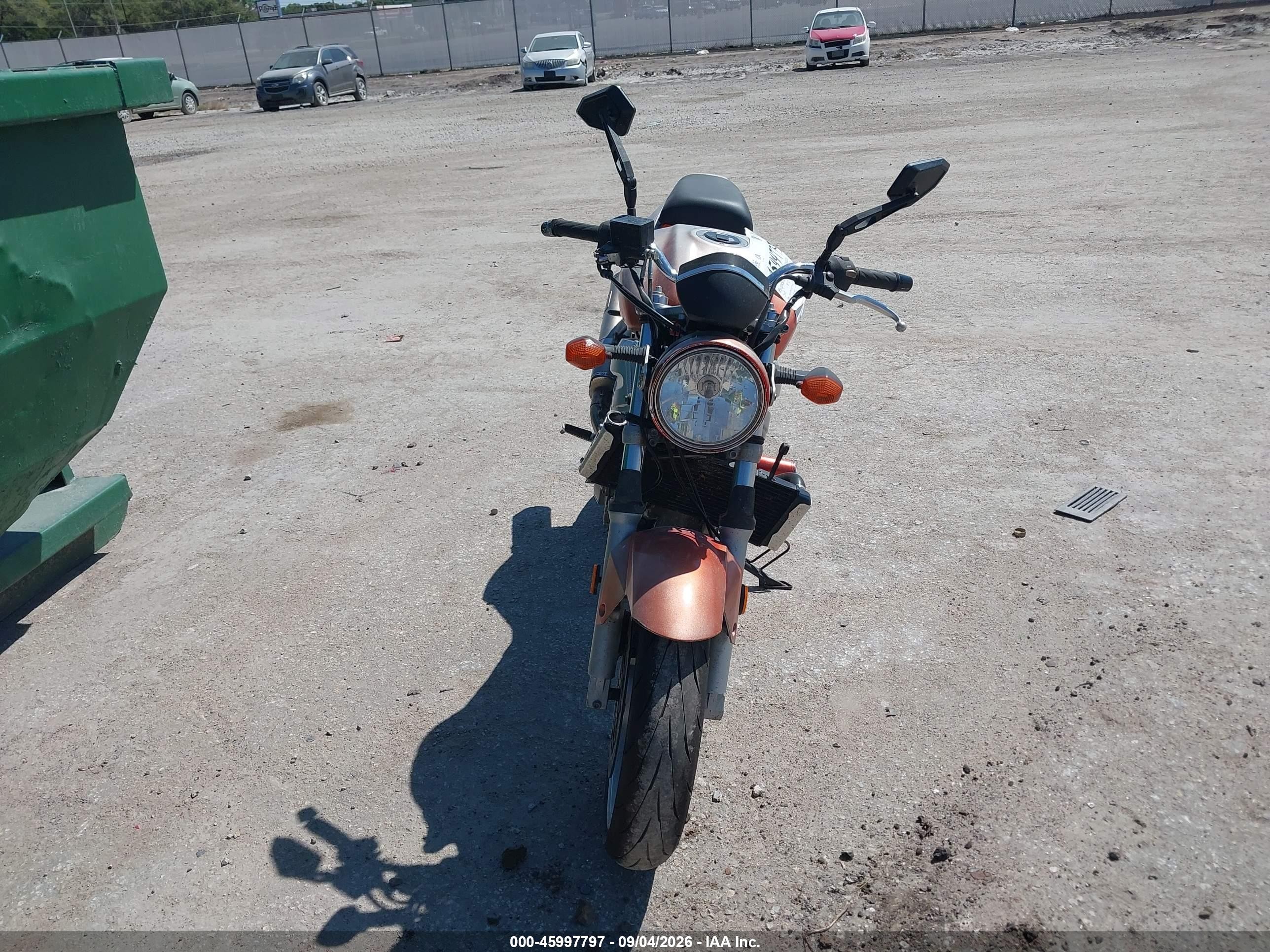 2003 Suzuki SV650 VIN JS1VP53A732100313 IAAI salvage auction — All Over, Salvage (Kansas), sold $200 on 2026-09-23 (photo 5)