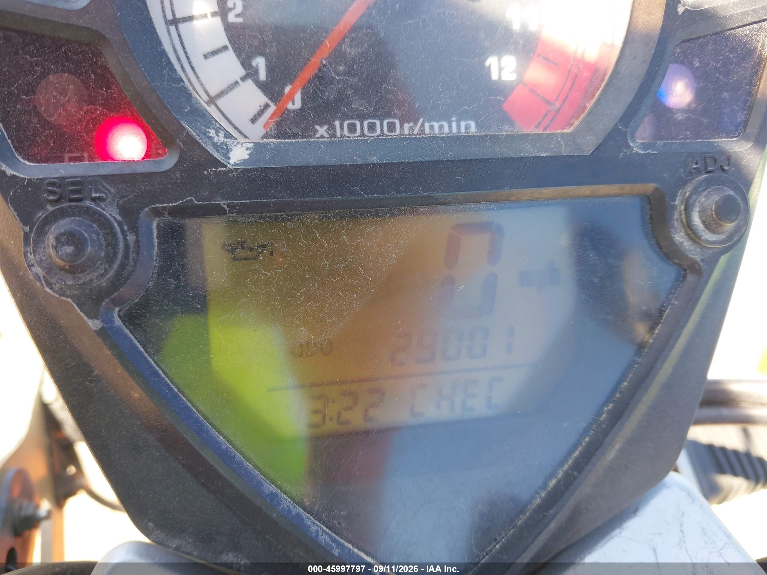 2003 Suzuki SV650 VIN JS1VP53A732100313 IAAI salvage auction — All Over, Salvage (Kansas), sold $200 on 2026-09-23 (photo 7)