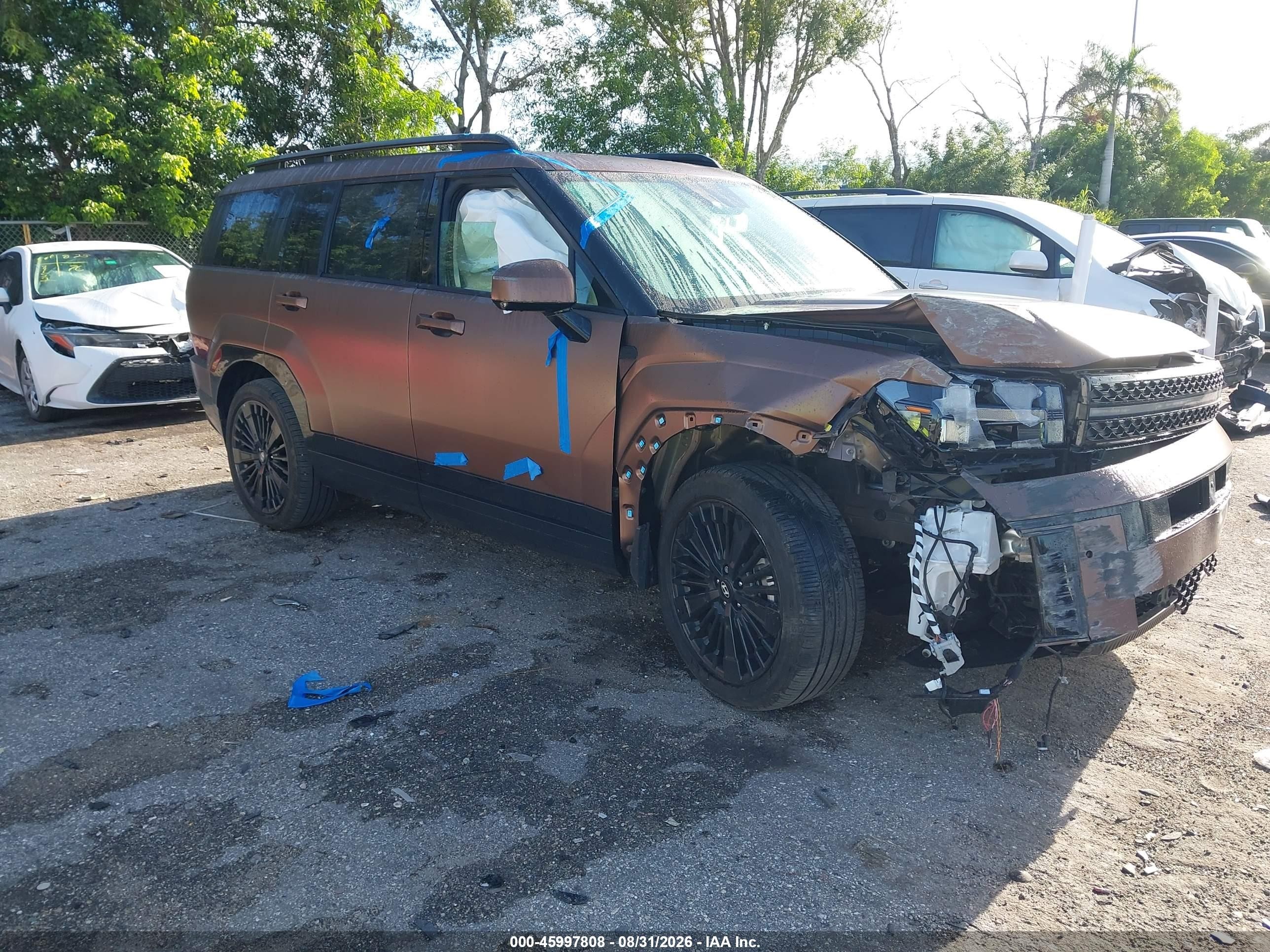 2025 Hyundai Santa Fe Hybrid VIN 5NMP54G1XSH071473 — IAAI salvage auction photo