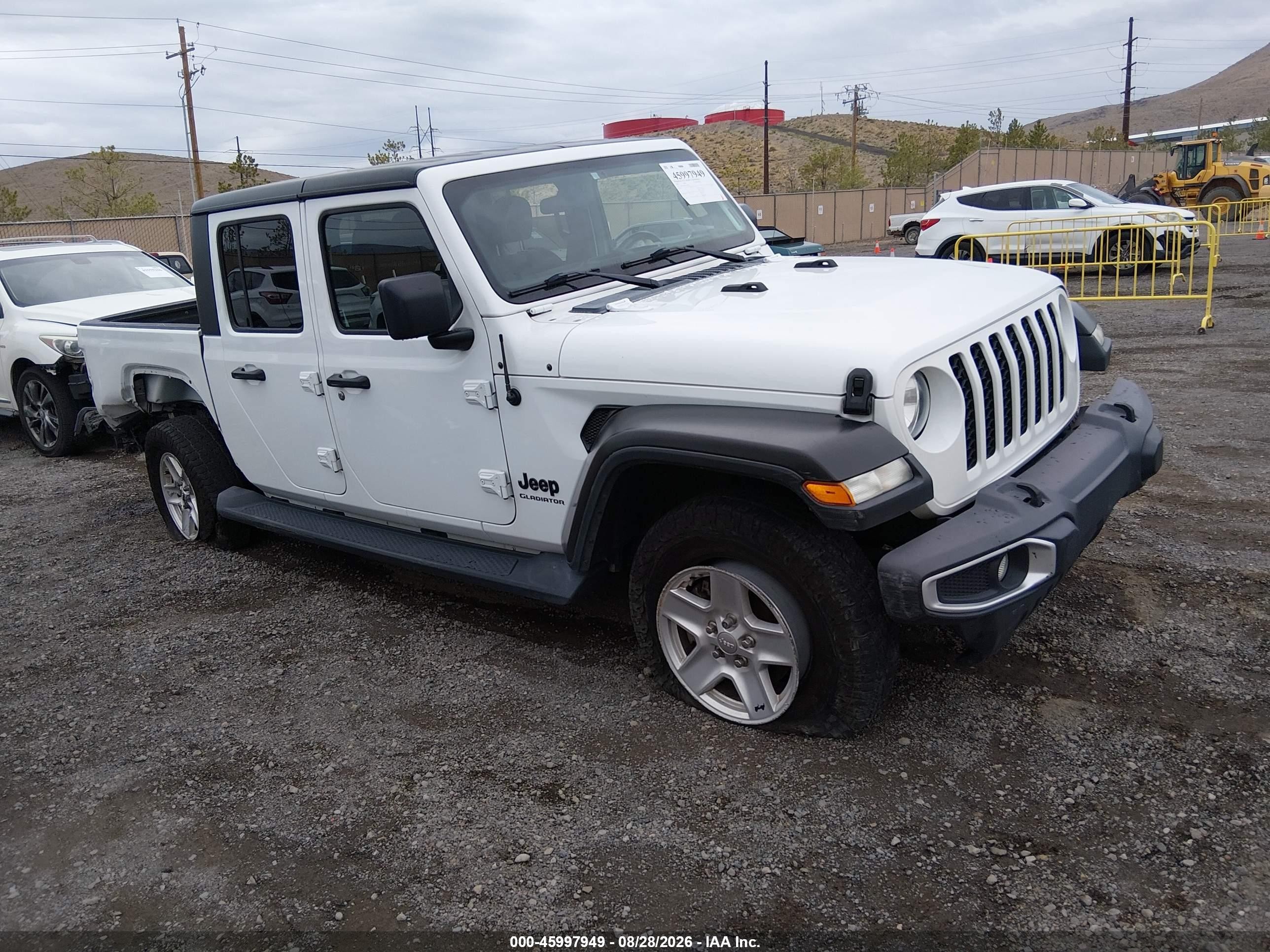 2020 Jeep Gladiator VIN 1C6HJTAG4LL192448 — IAAI salvage auction photo