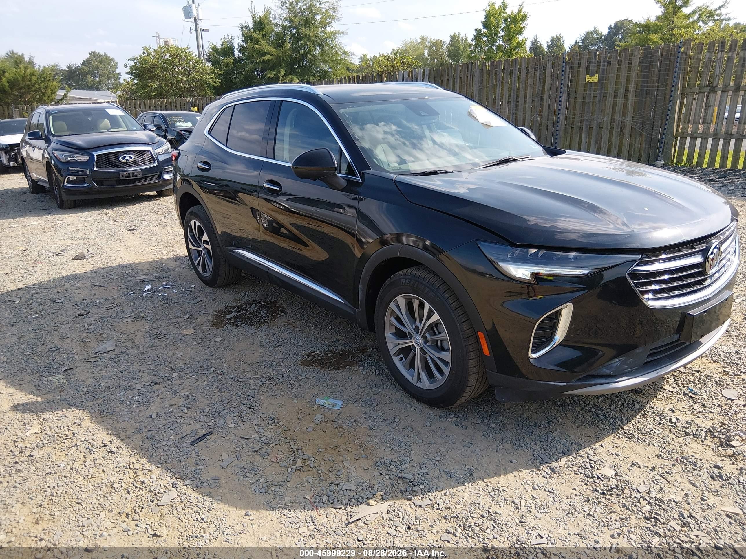 2022 Buick Envision VIN LRBFZNR40ND016880 IAAI salvage auction — Normal Wear, Clear (Michigan), sold $5,075 on 2026-09-08 (photo 1)