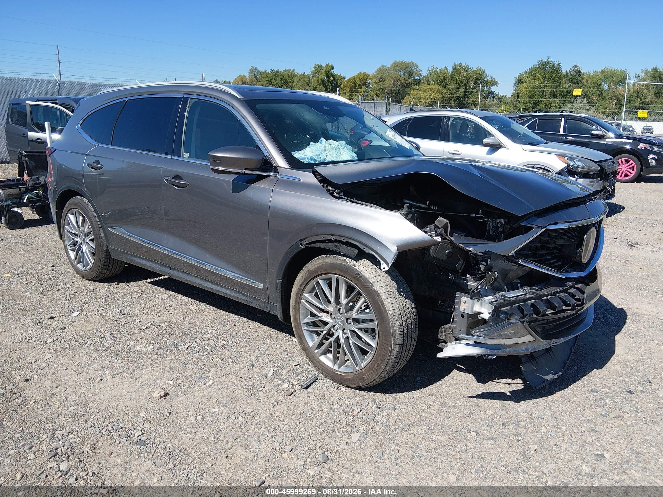 2022 Acura MDX VIN 5J8YE1H84NL026127 — IAAI salvage auction photo